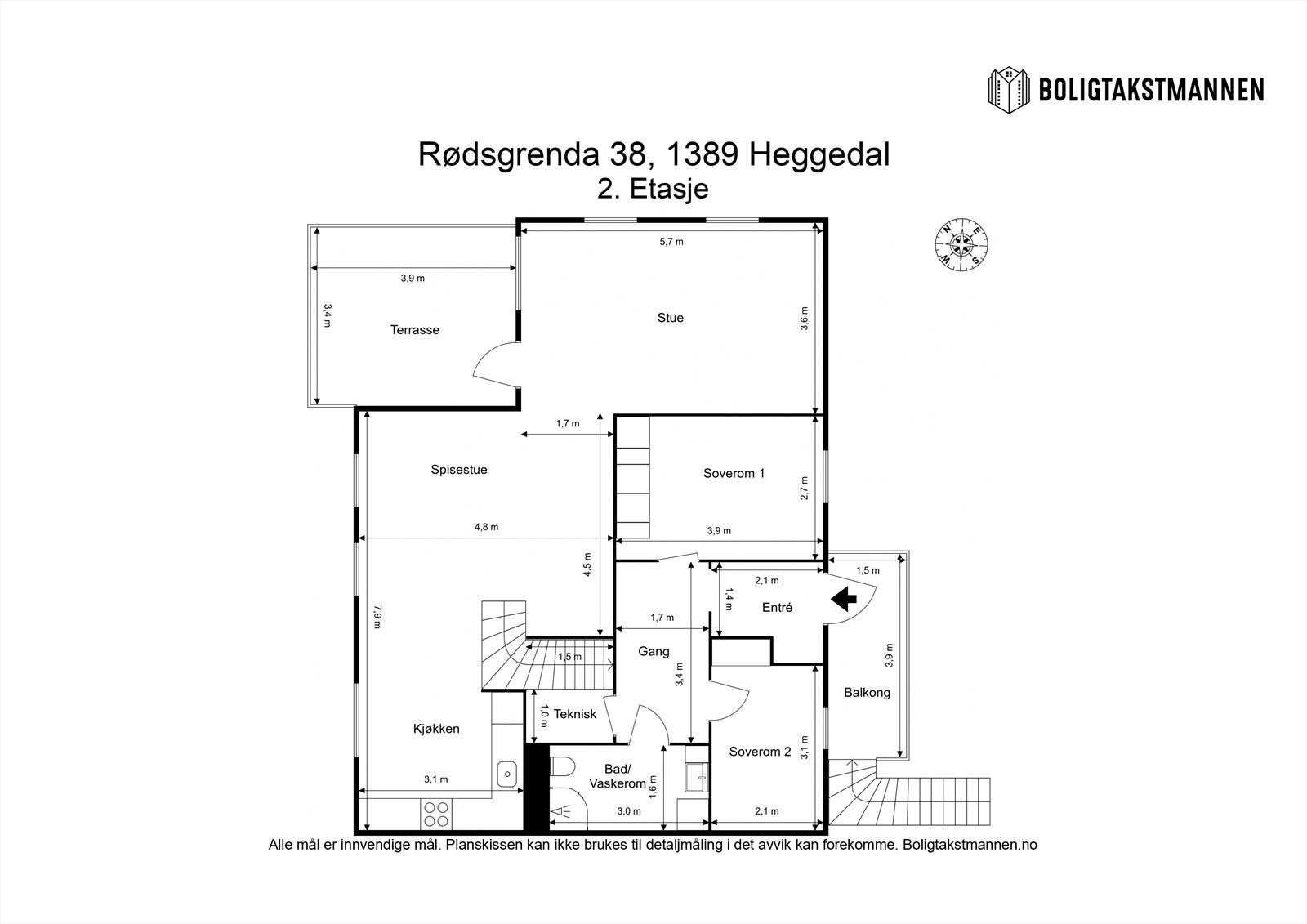 Plantegning 2. etasje. Galleribilde