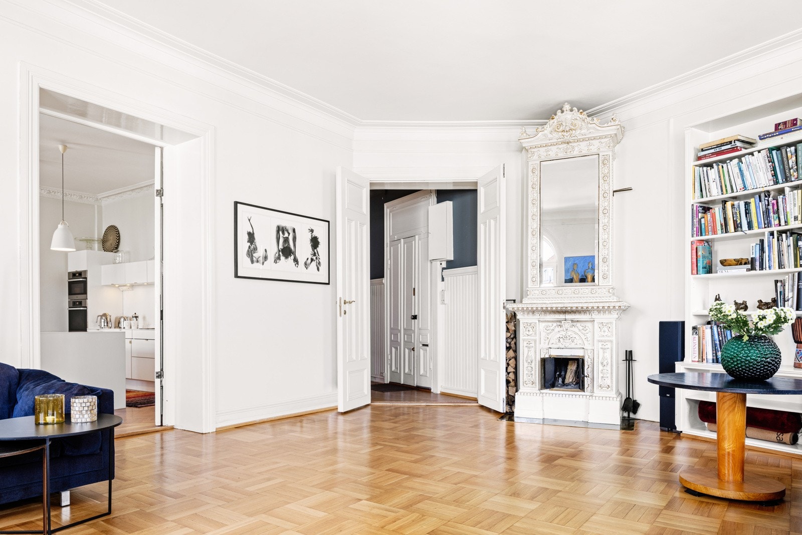 Her får du leilighet med klassiske detaljer og masse sjarm Galleribilde