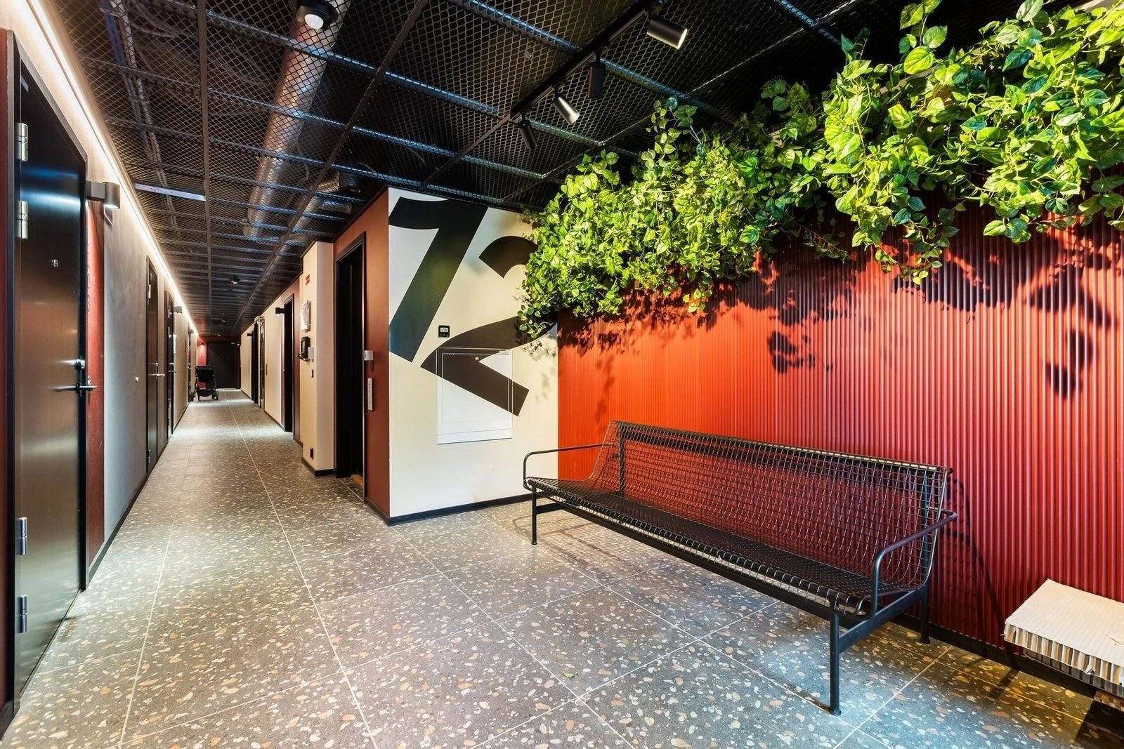 Moderne og innbydende inngangsparti. Galleribilde