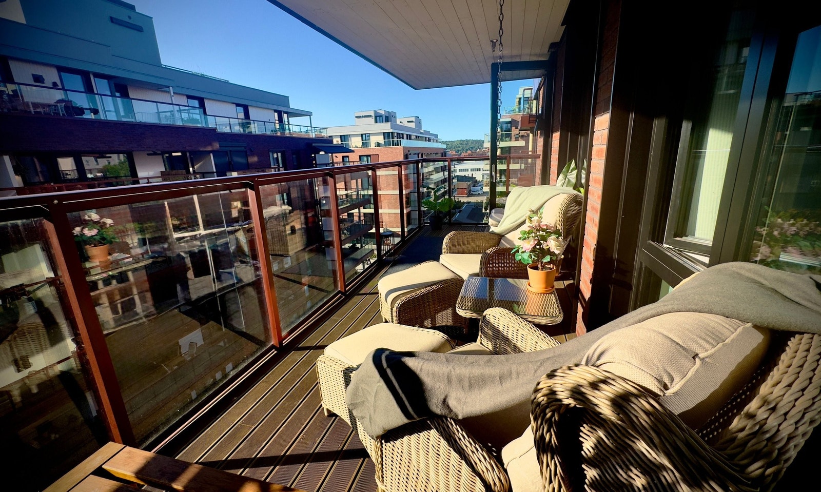 En deilig terrasse på hele 13 kvm. Galleribilde