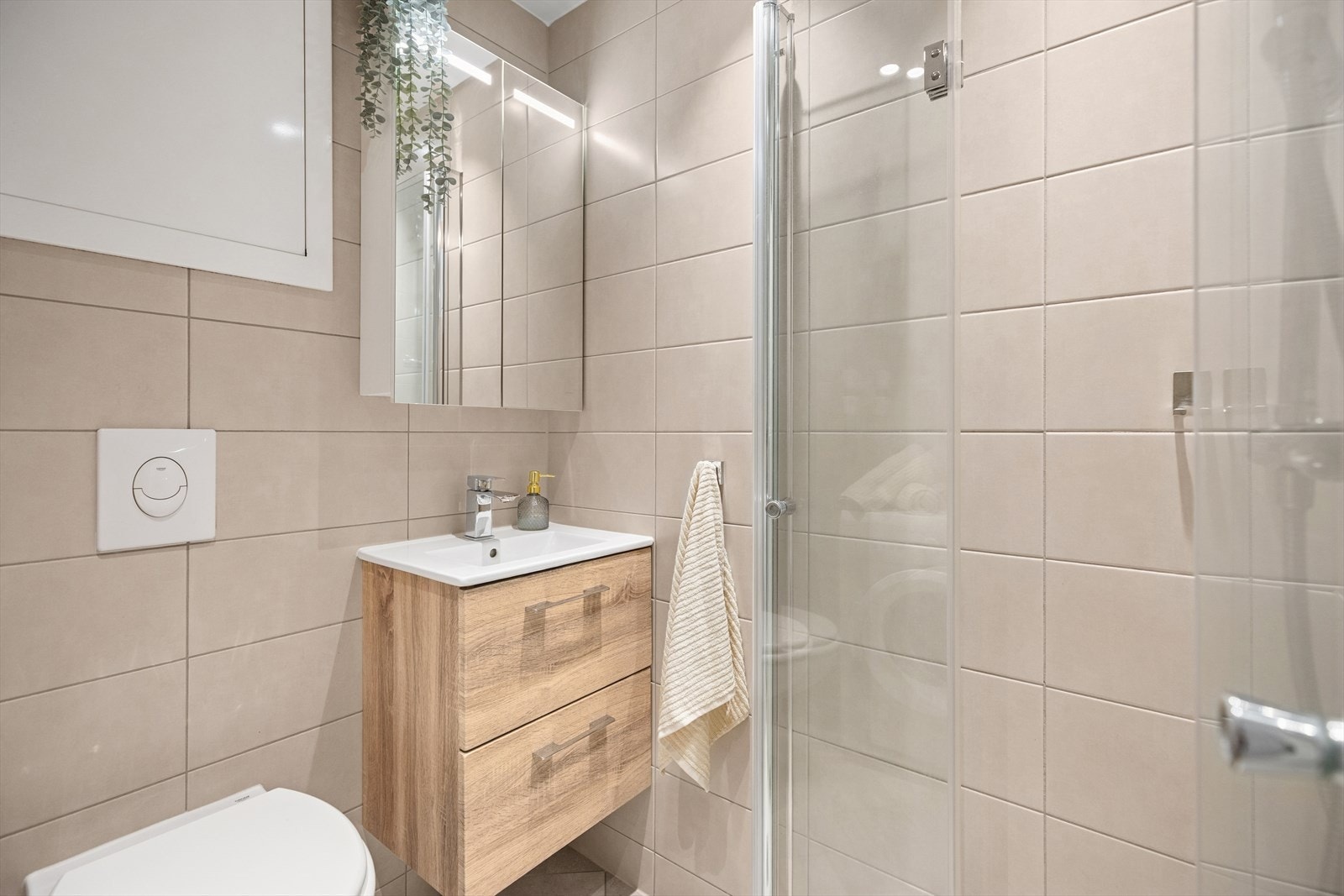 Badene ble pusset opp i regi av borettslaget i 2021/2022. Galleribilde