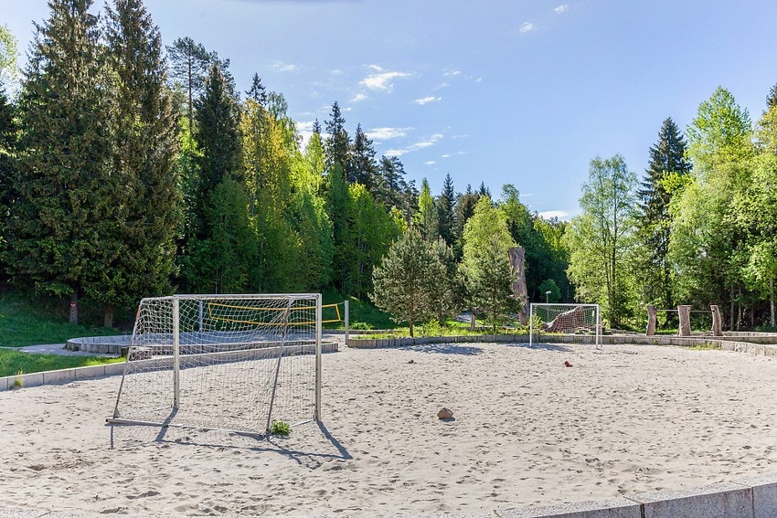 Hyggelige fri områder utenfor boligen. Galleribilde