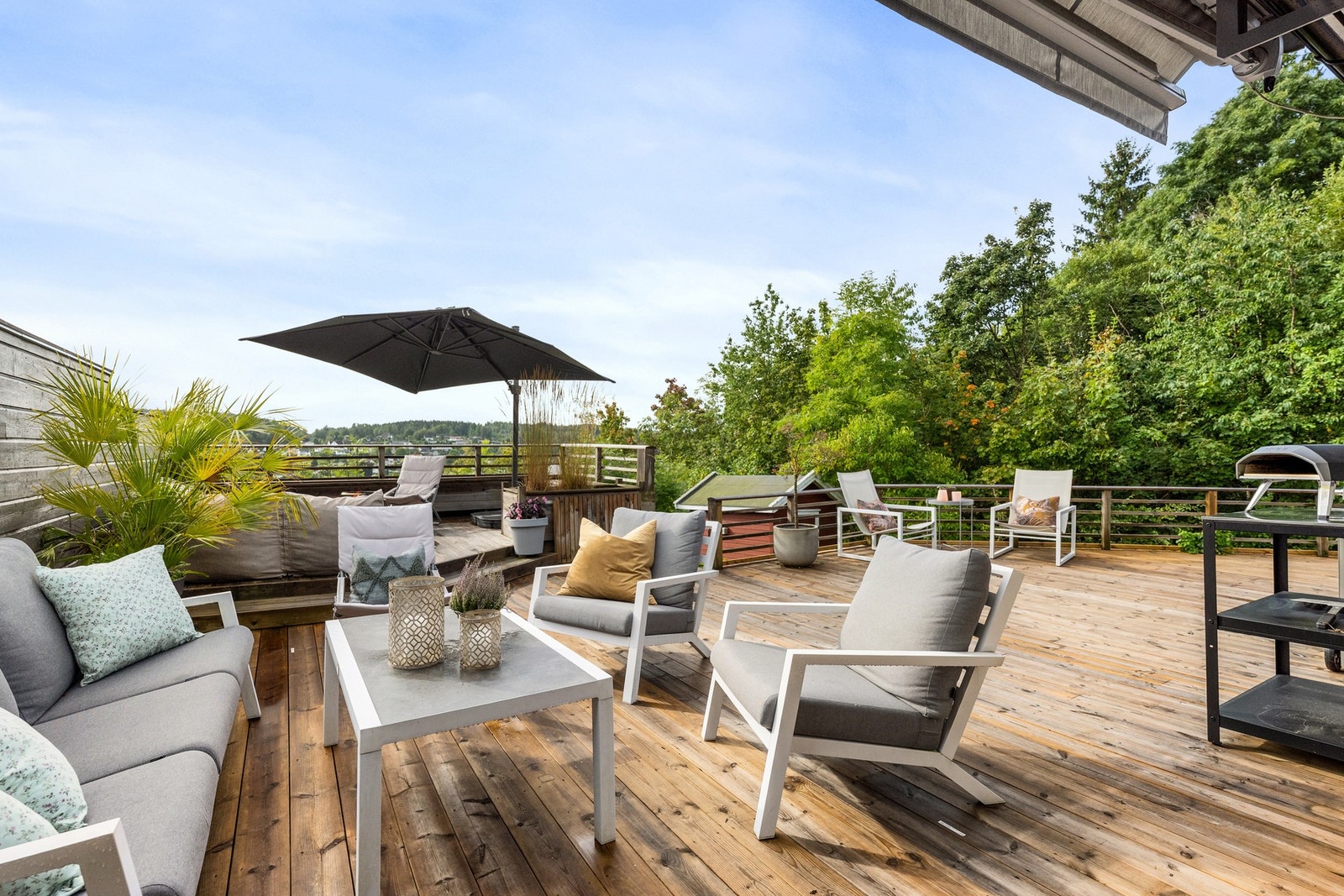 Her er det gode solforhold med sol hele dagen. Galleribilde