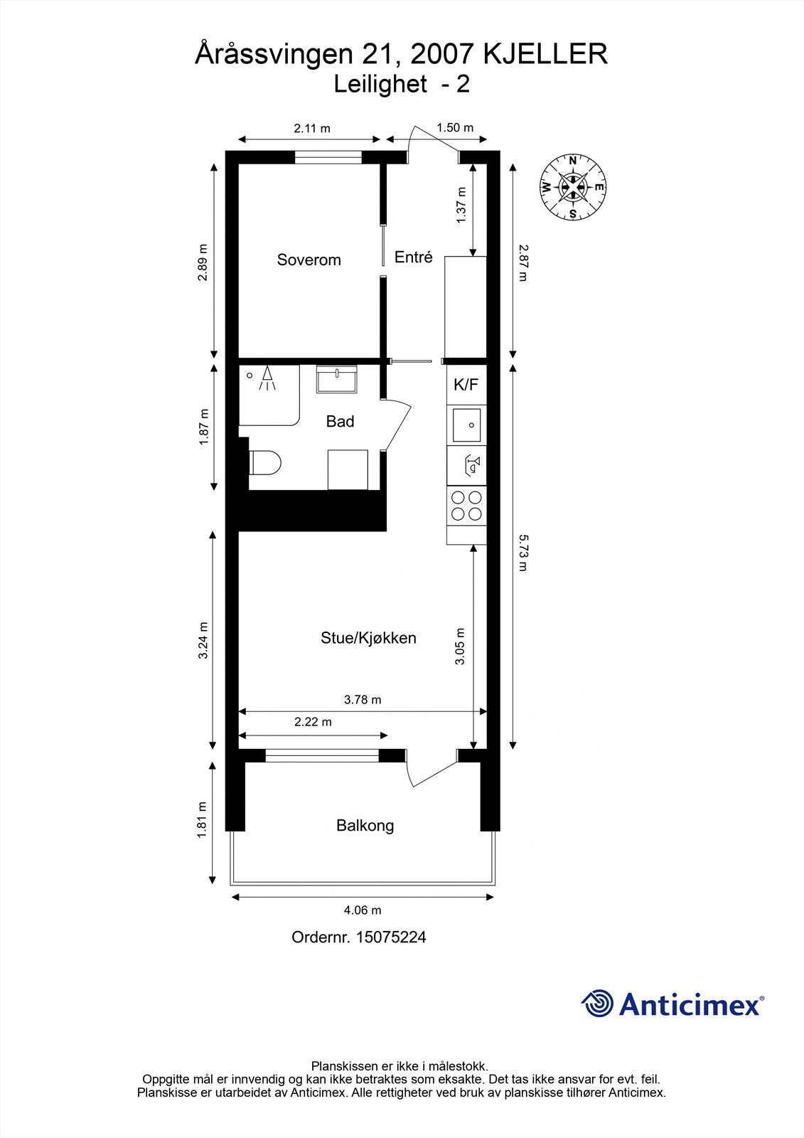 Plantegning Galleribilde