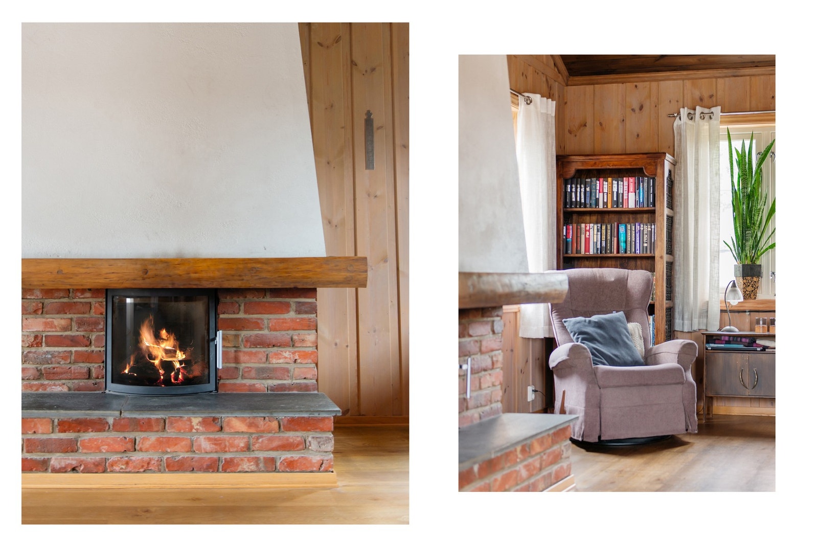 Detaljer fra stue. Galleribilde