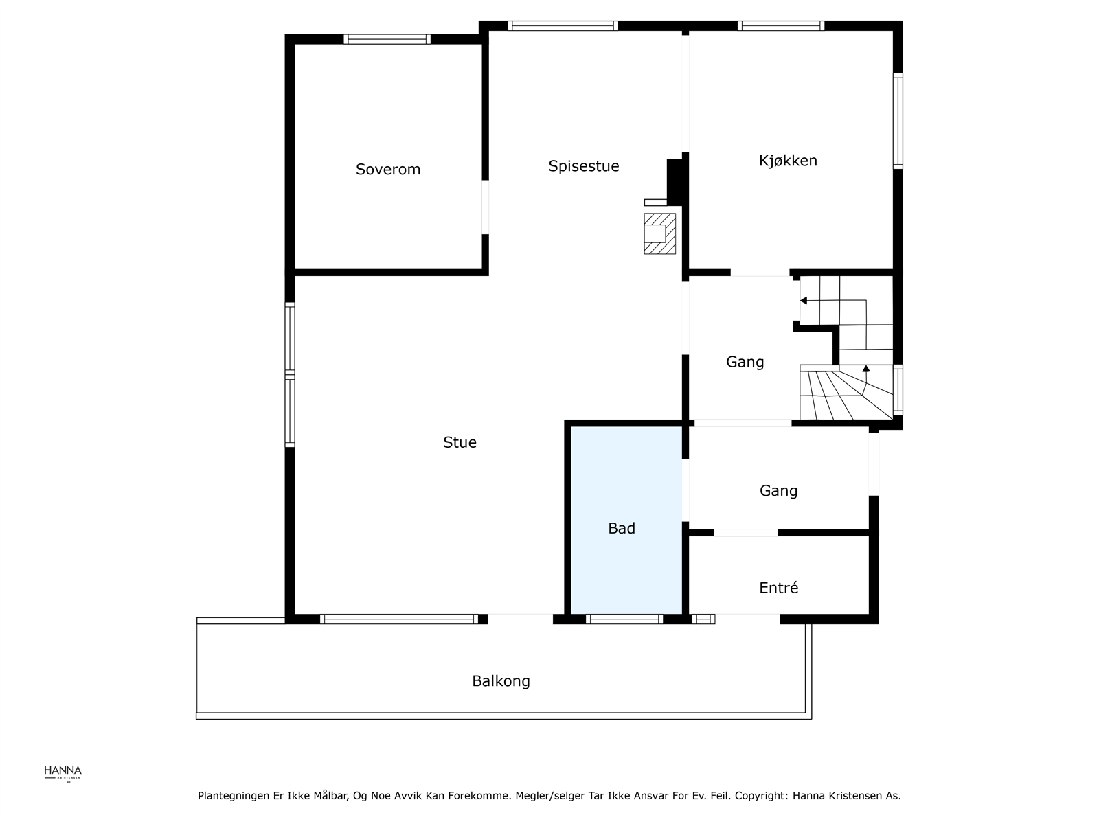 Plantegning 1.etasje Galleribilde
