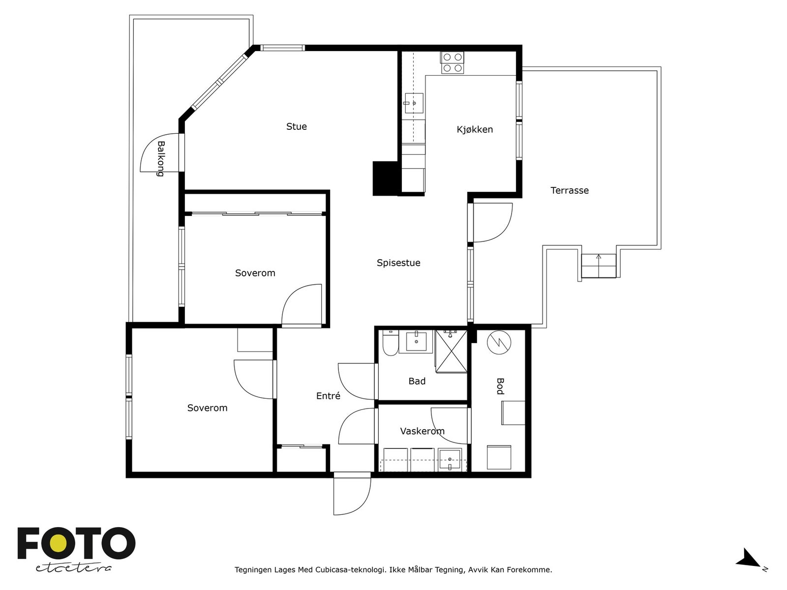 Plantegning Galleribilde