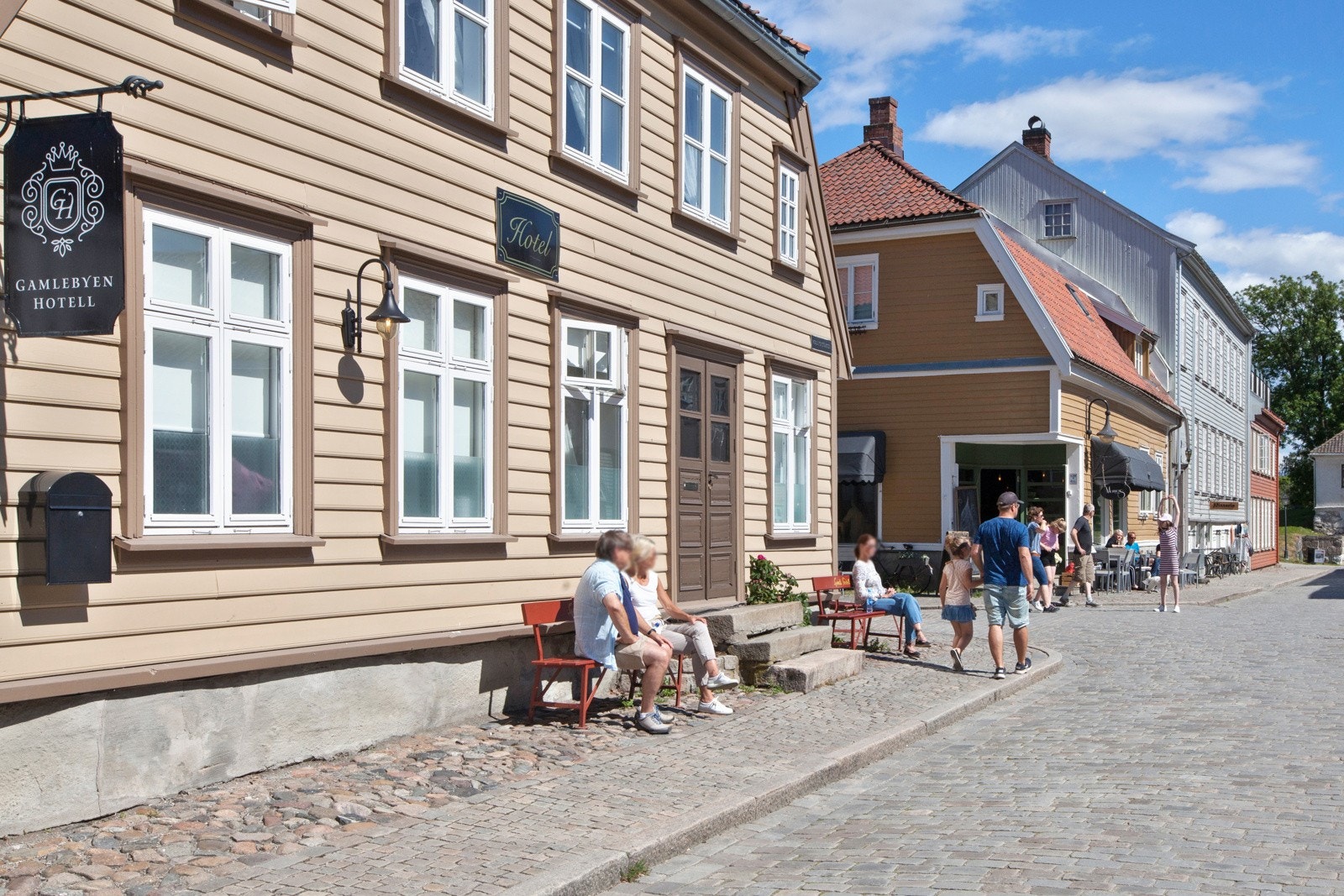 Kort vei til Gamlebyen med alle severdigheter, spisesteder og forretninger Galleribilde
