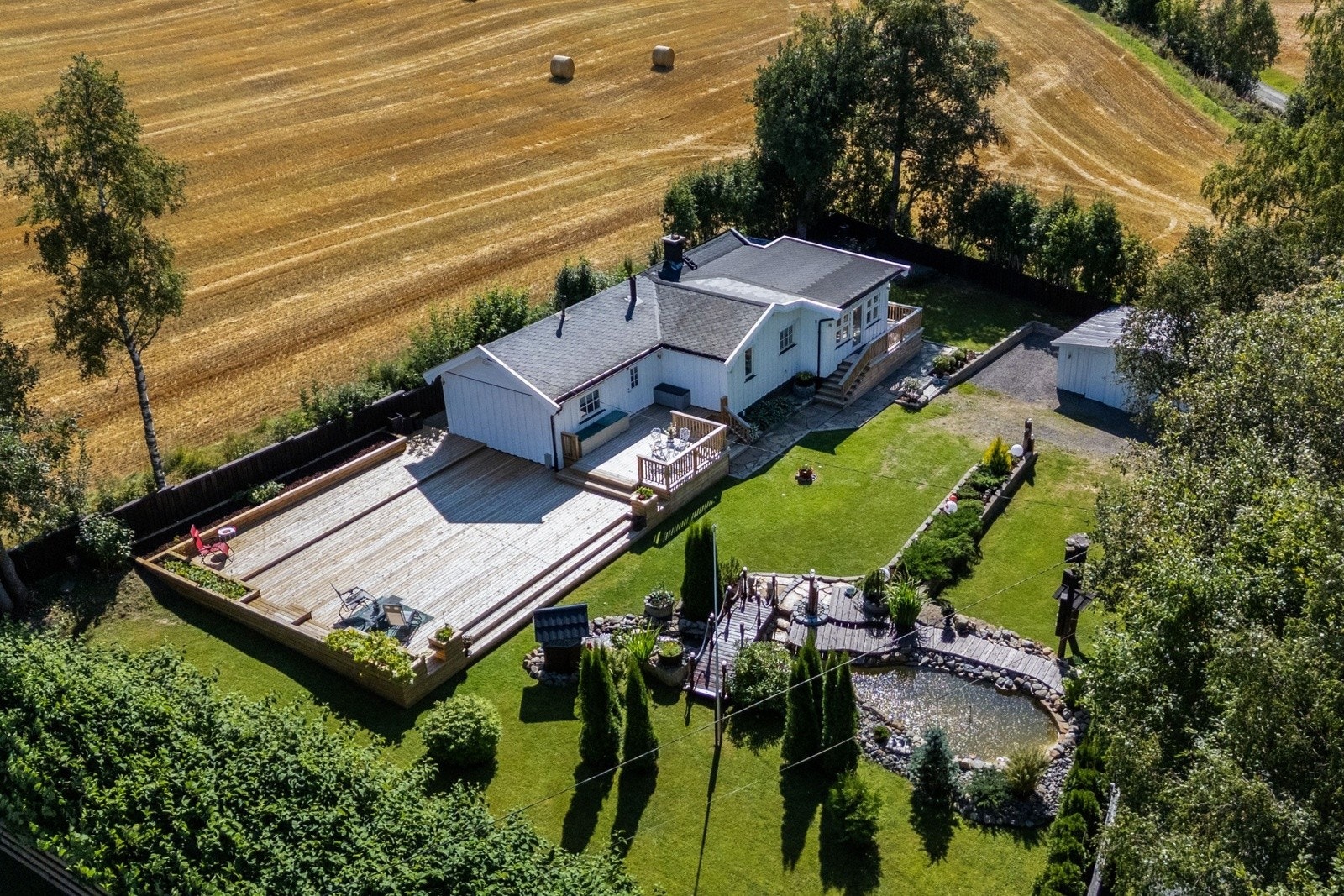 Dronebilde. Galleribilde