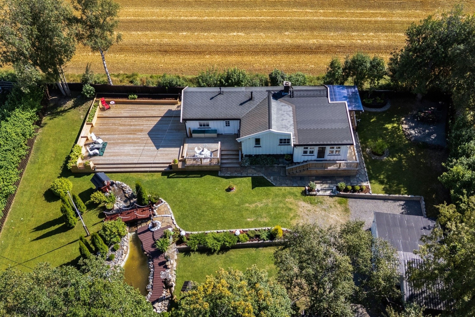 Dronebilde. Galleribilde