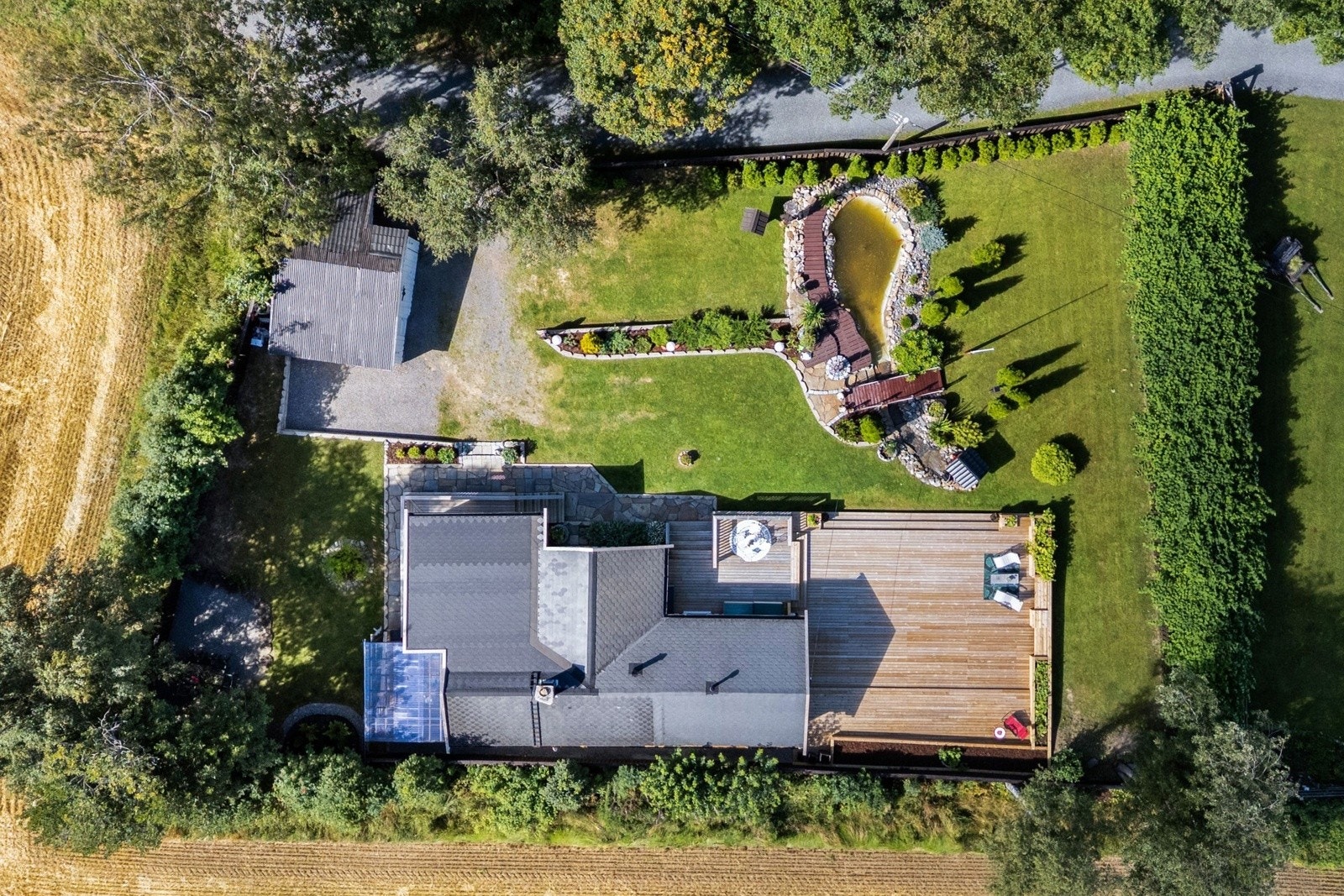 Dronebilde. Galleribilde