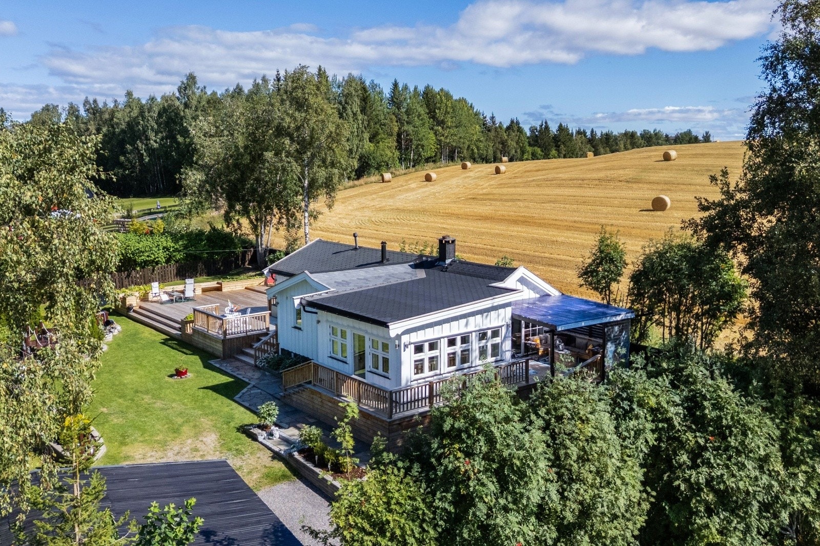 Dronebilde. Galleribilde