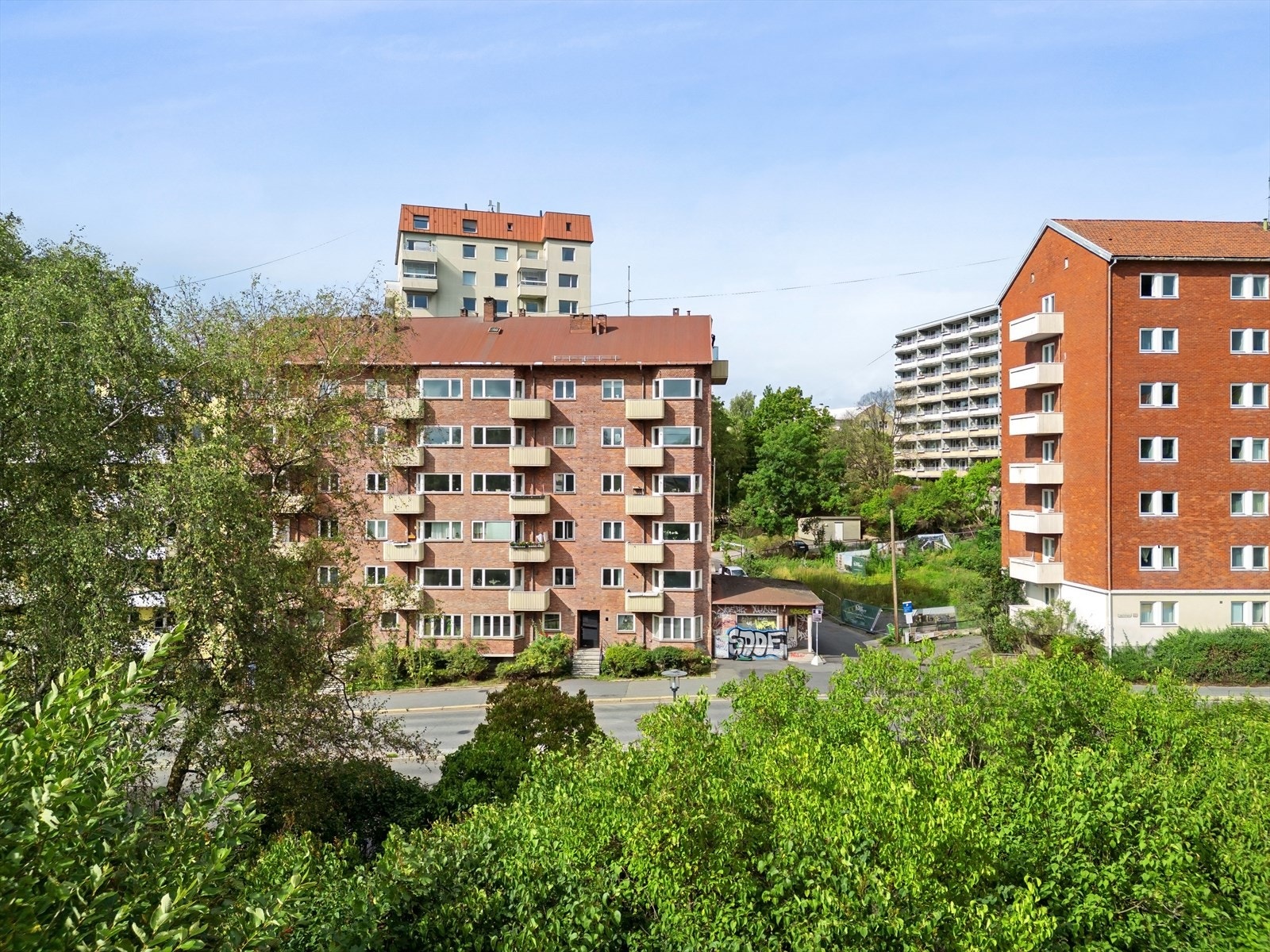 Fellesvaskeri i kjelleren. Galleribilde