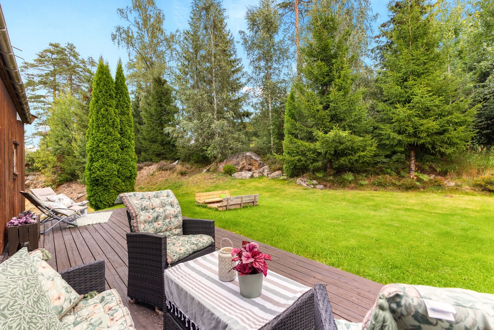 En god platting med mulighet for loungeset. Galleribilde