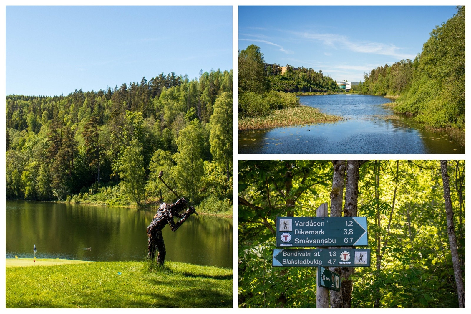 Fra boligen har du gode muligheter for tur, trening og rekreasjon. Asker Golfbane ligger kun en kort kjøretur unna, og nærliggende Bondivannet byr på vakre omgivelser og flotte turstier. Galleribilde