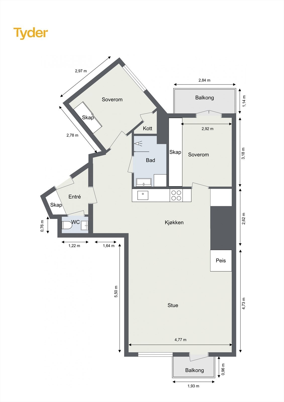 Plantegning Galleribilde
