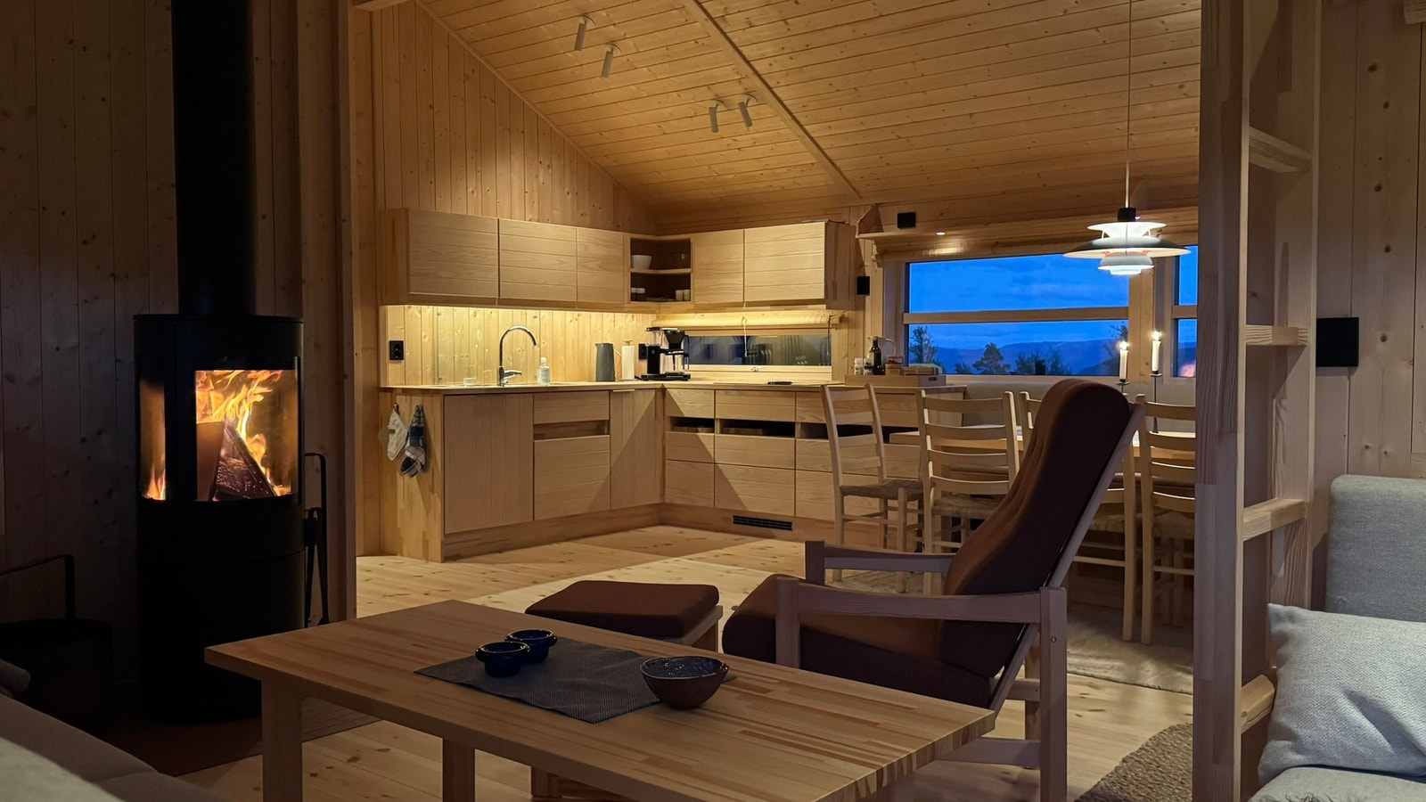 Forslag til stue og kjøkken løsning Galleribilde