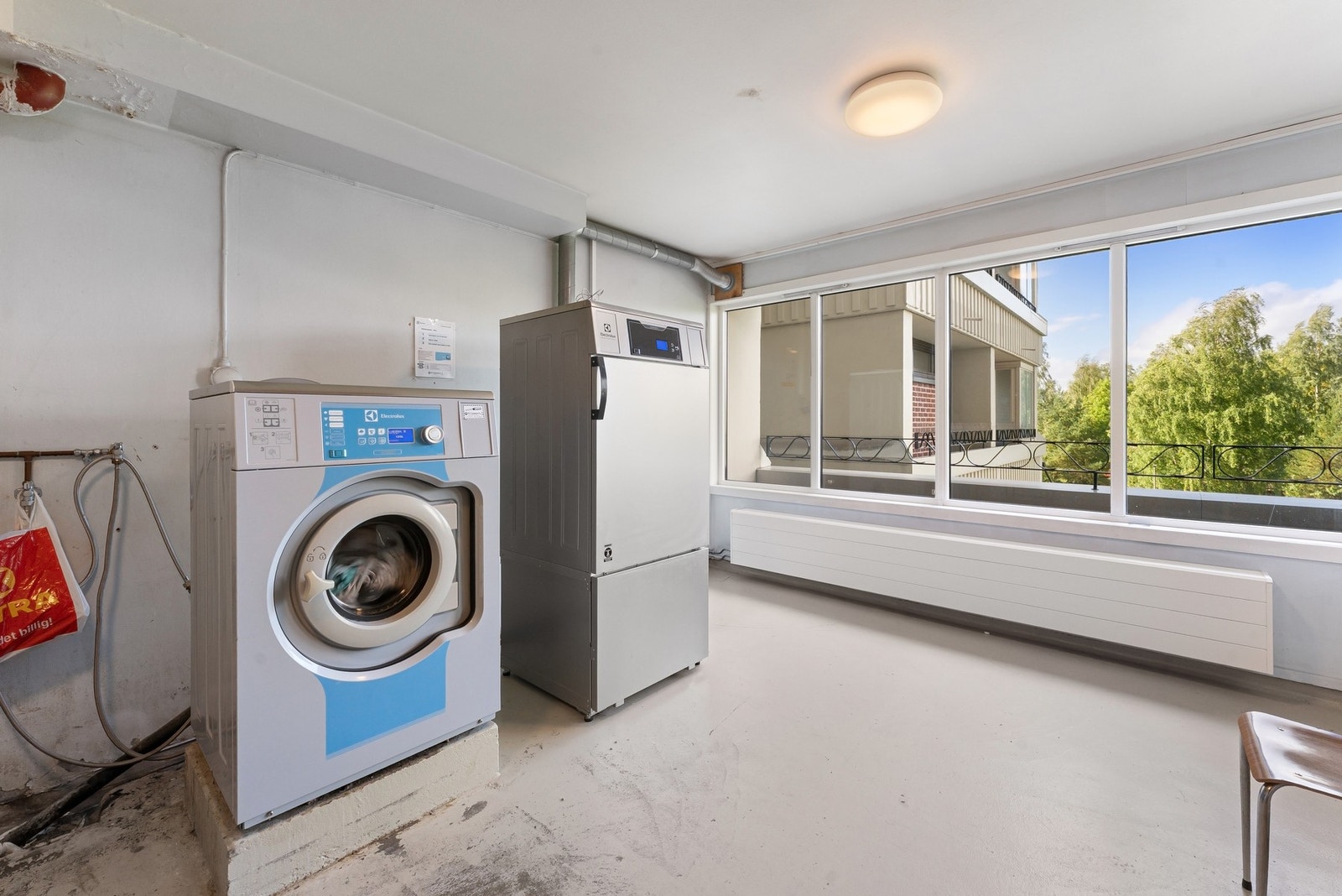 Det er fellesvaskeri i hver etasje. Galleribilde