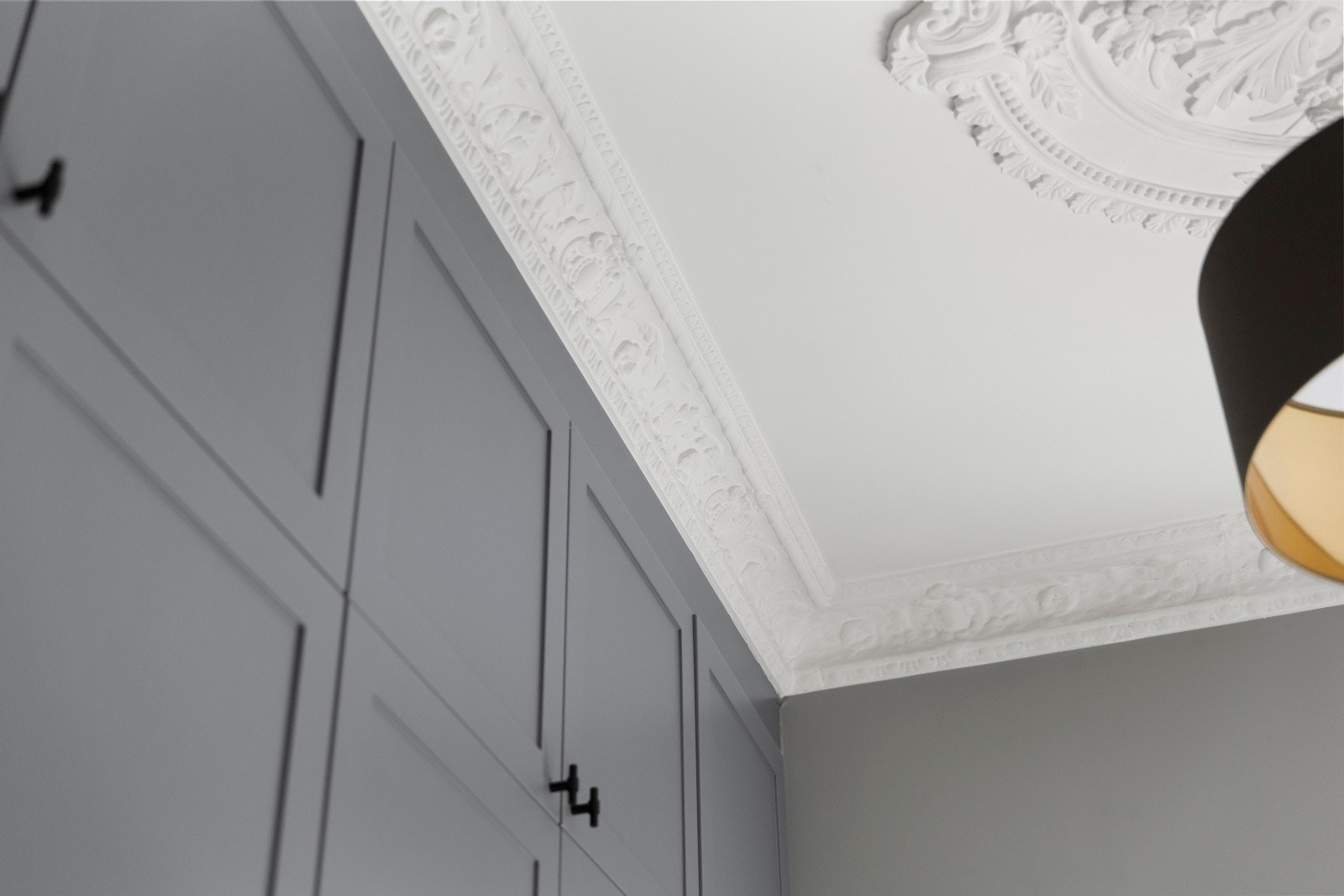 Klassiske detaljer også på hovedsoverommet Galleribilde