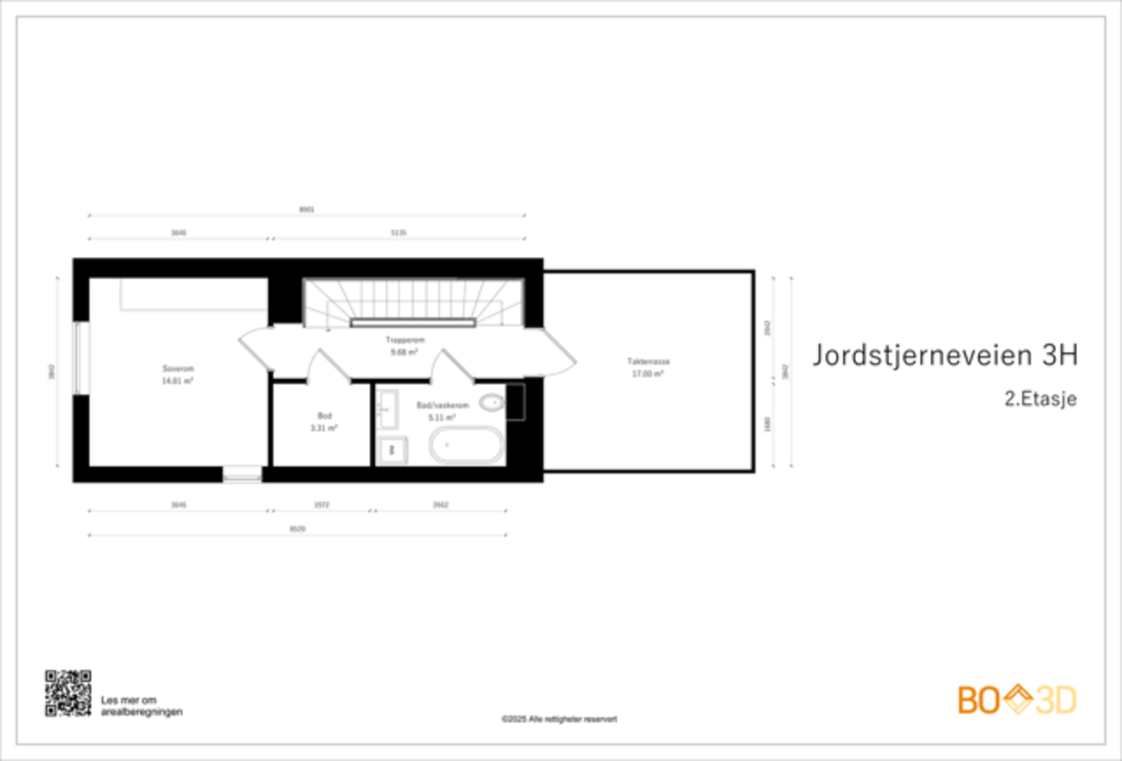 Plantegning 2. etasje. Galleribilde