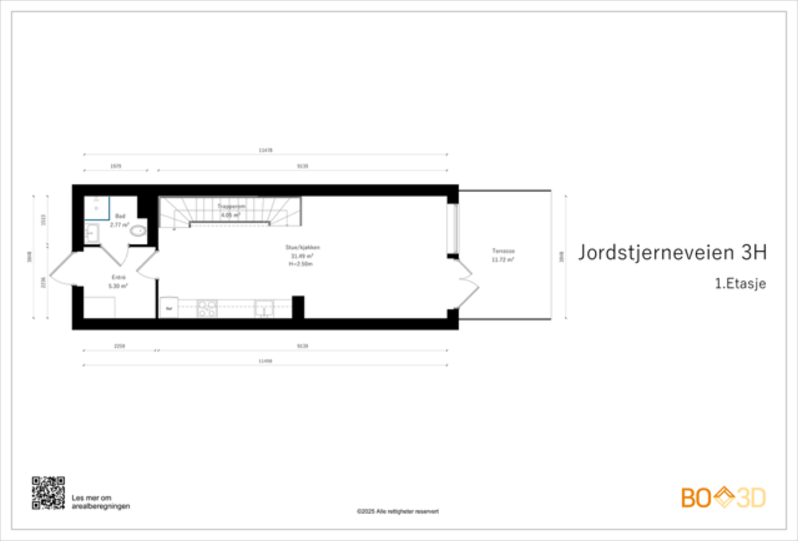 Plantegning 1. etasje. Galleribilde