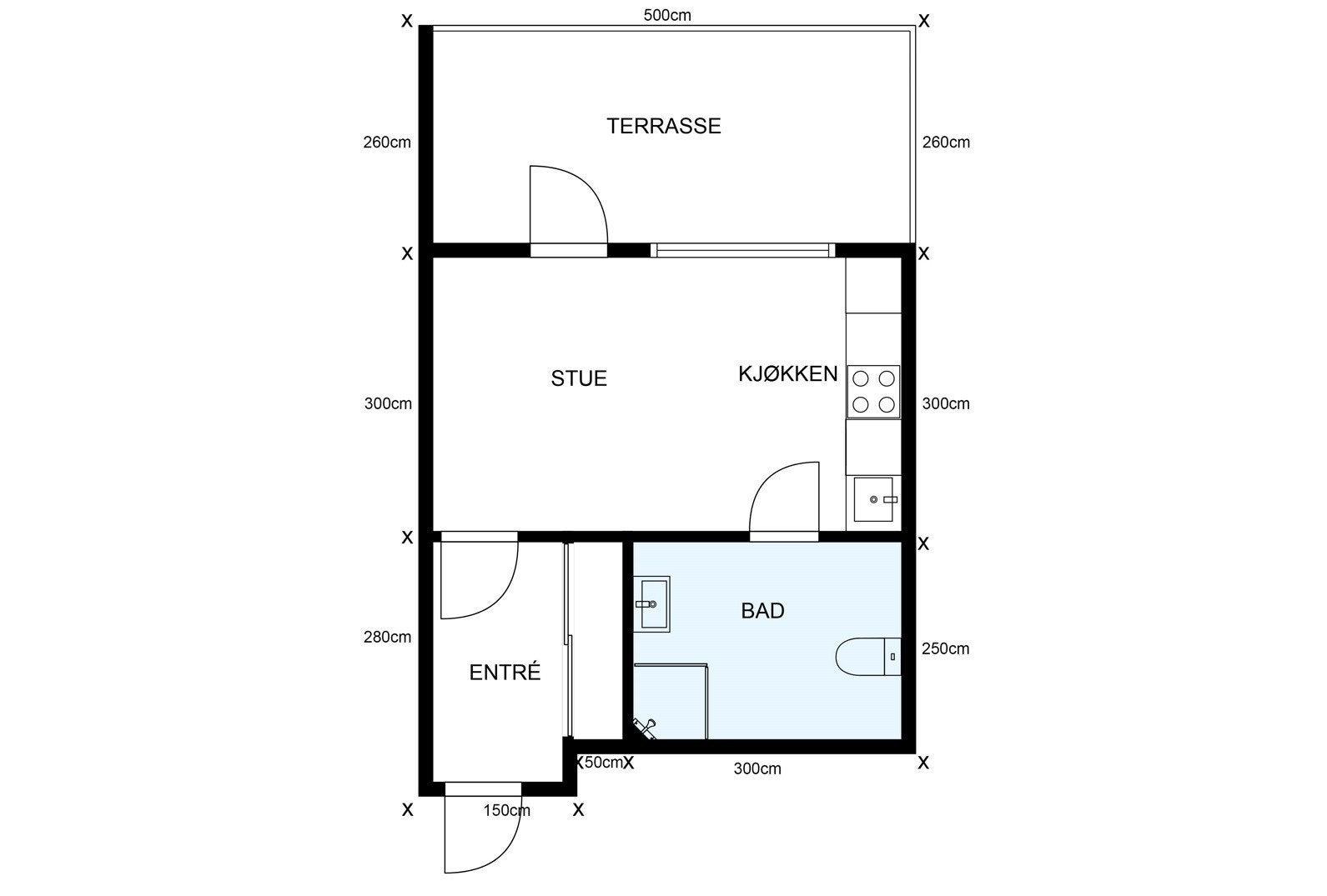 Plantegning. Galleribilde