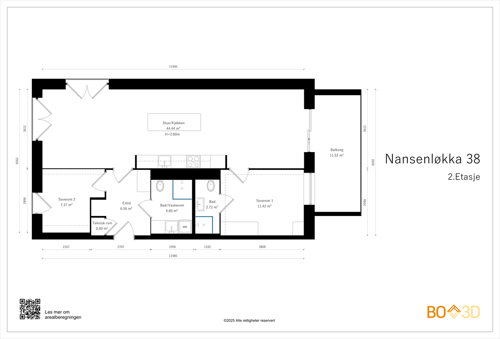 Dagens plantegning. Galleribilde