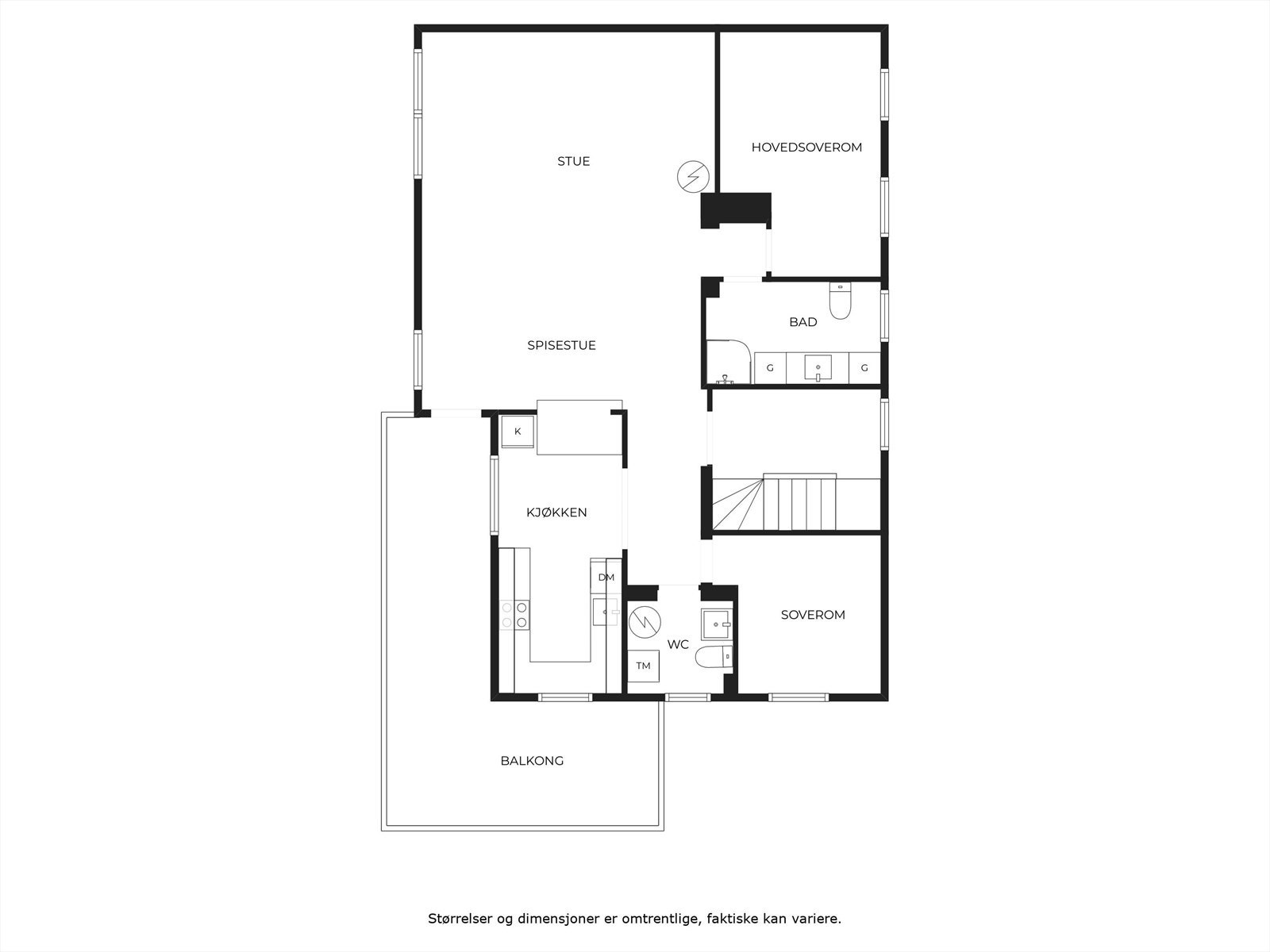 Plantegning 2.etg. Galleribilde