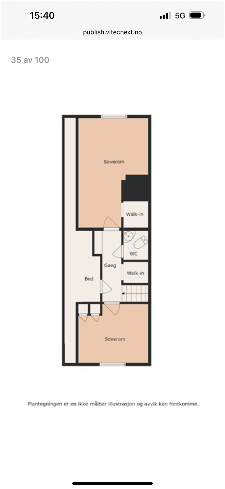 Plantegning 3.etg. Galleribilde