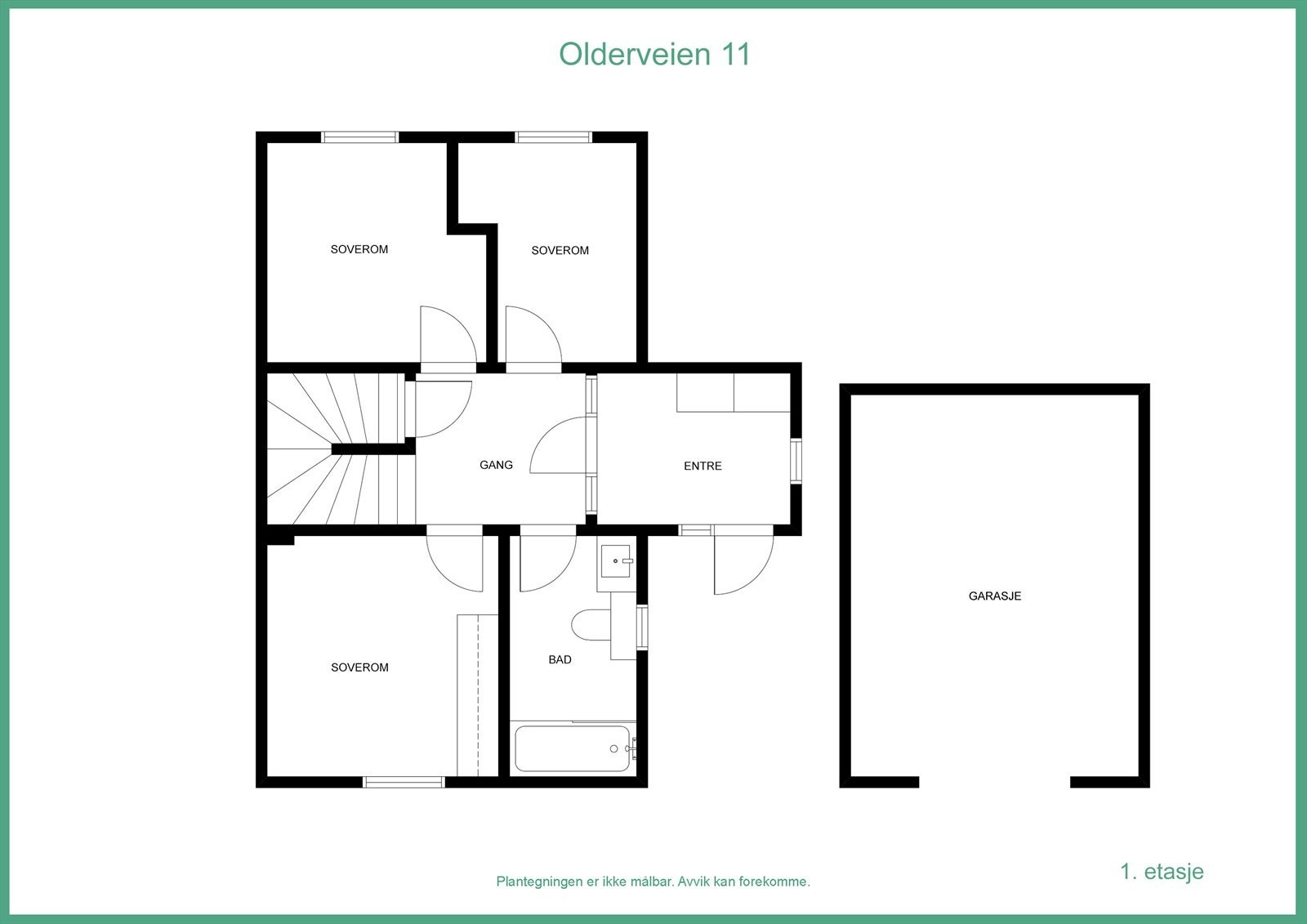 Plantegning Galleribilde