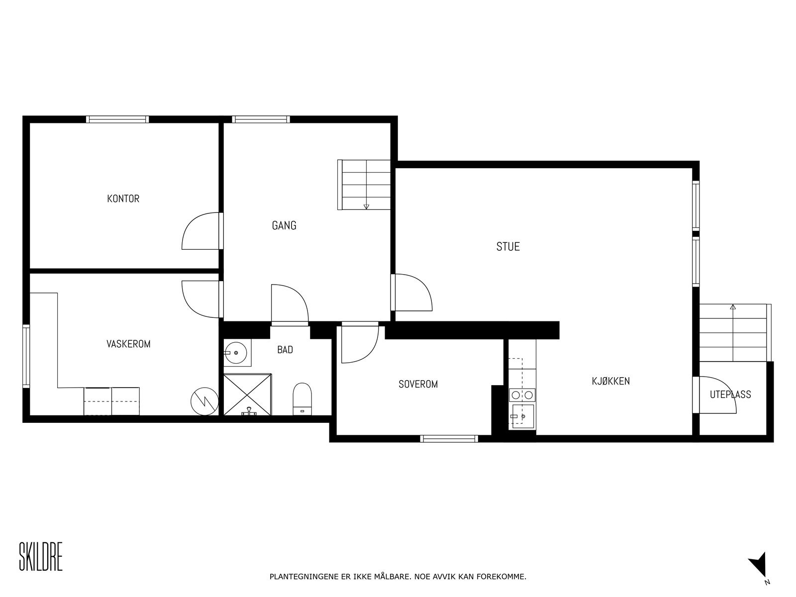 Plantegning kjeller Galleribilde