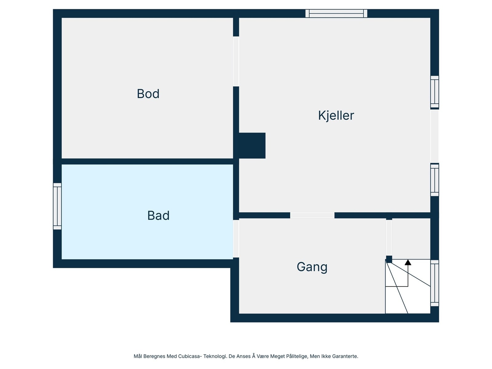 Plantegning 2. etasje Galleribilde