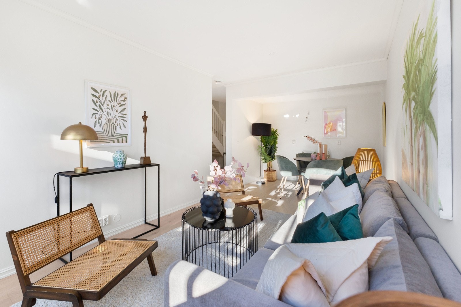 Den åpne utformingen gjør det enkelt å dele inn i soner. Galleribilde