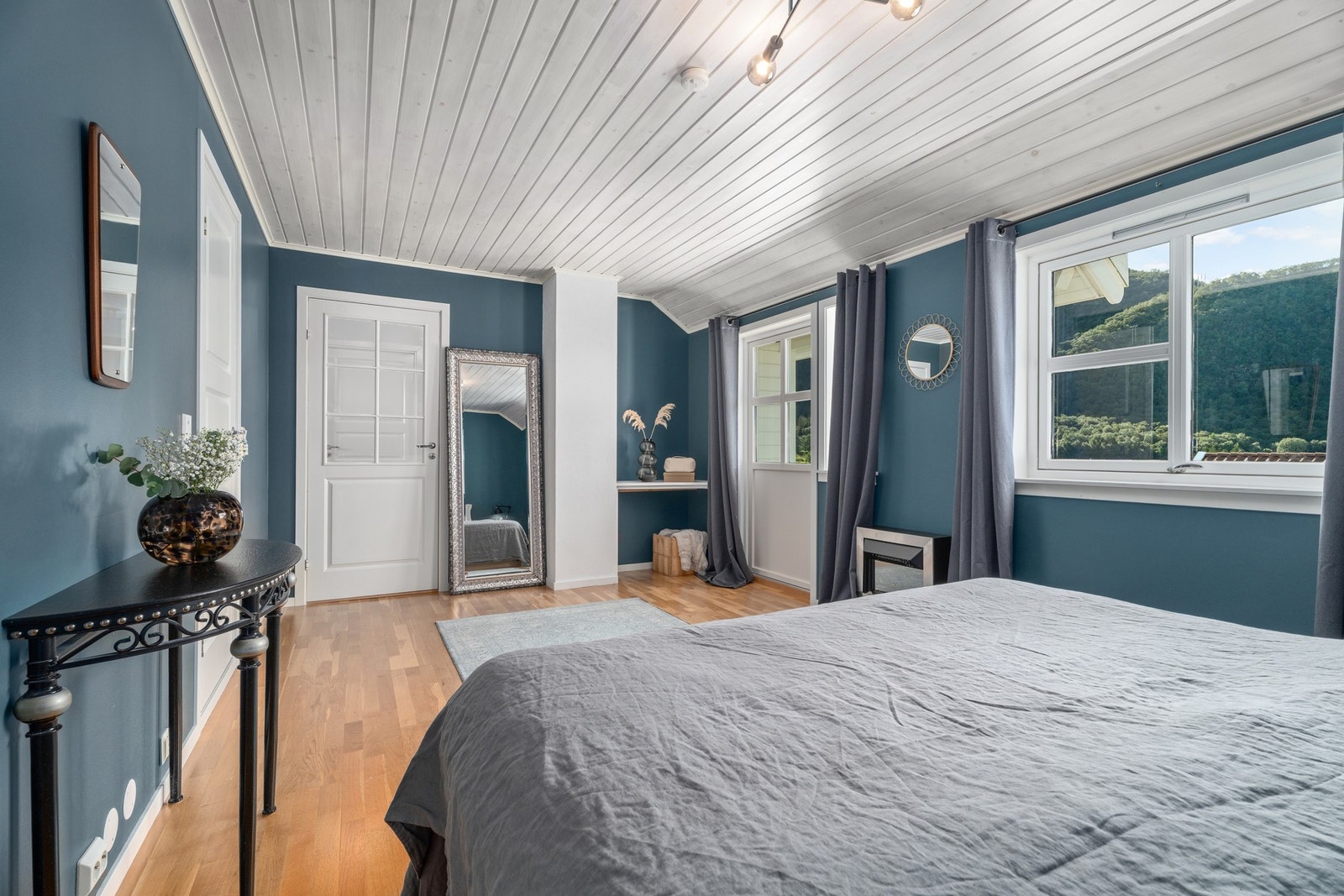 Om ønskelig kan man installere vedovn her. Galleribilde