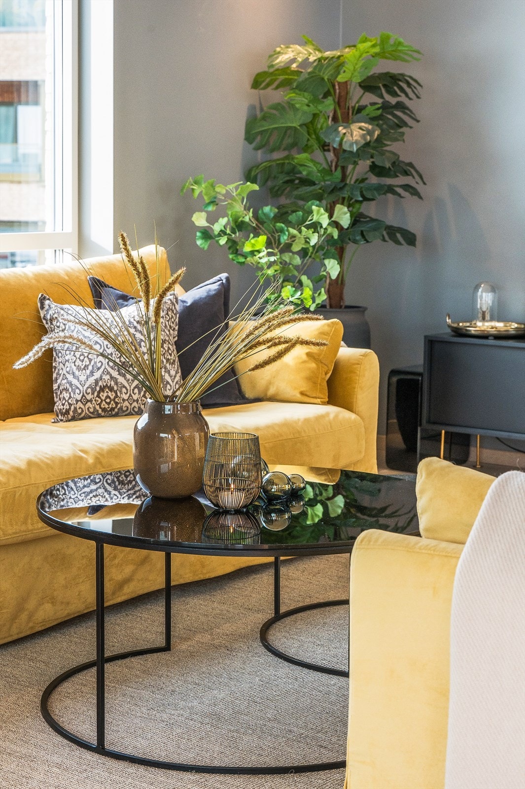 Detaljbilde fra stuen. Galleribilde