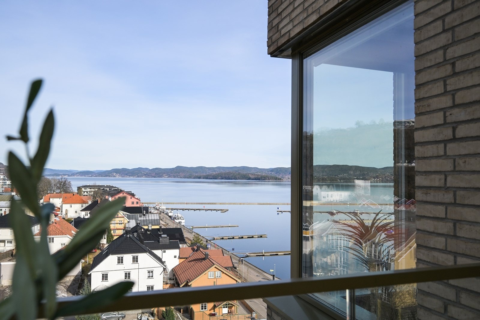 Utsiktsbilde fra balkongen. Galleribilde