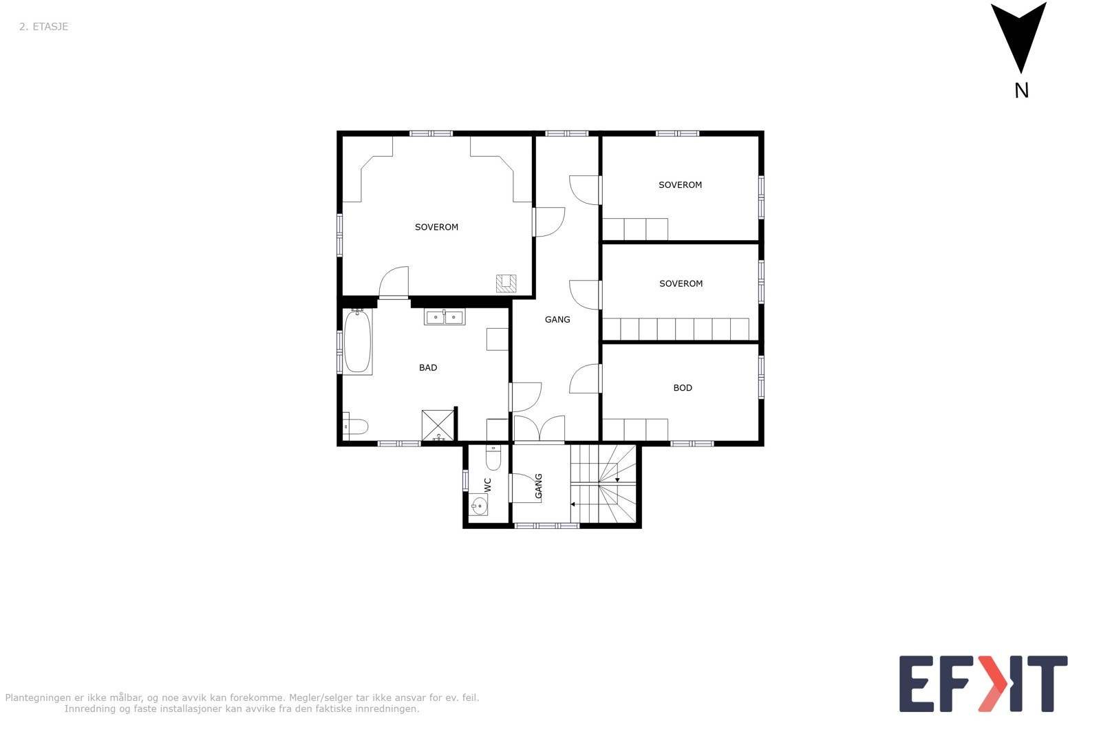 2dplan og 2 Galleribilde