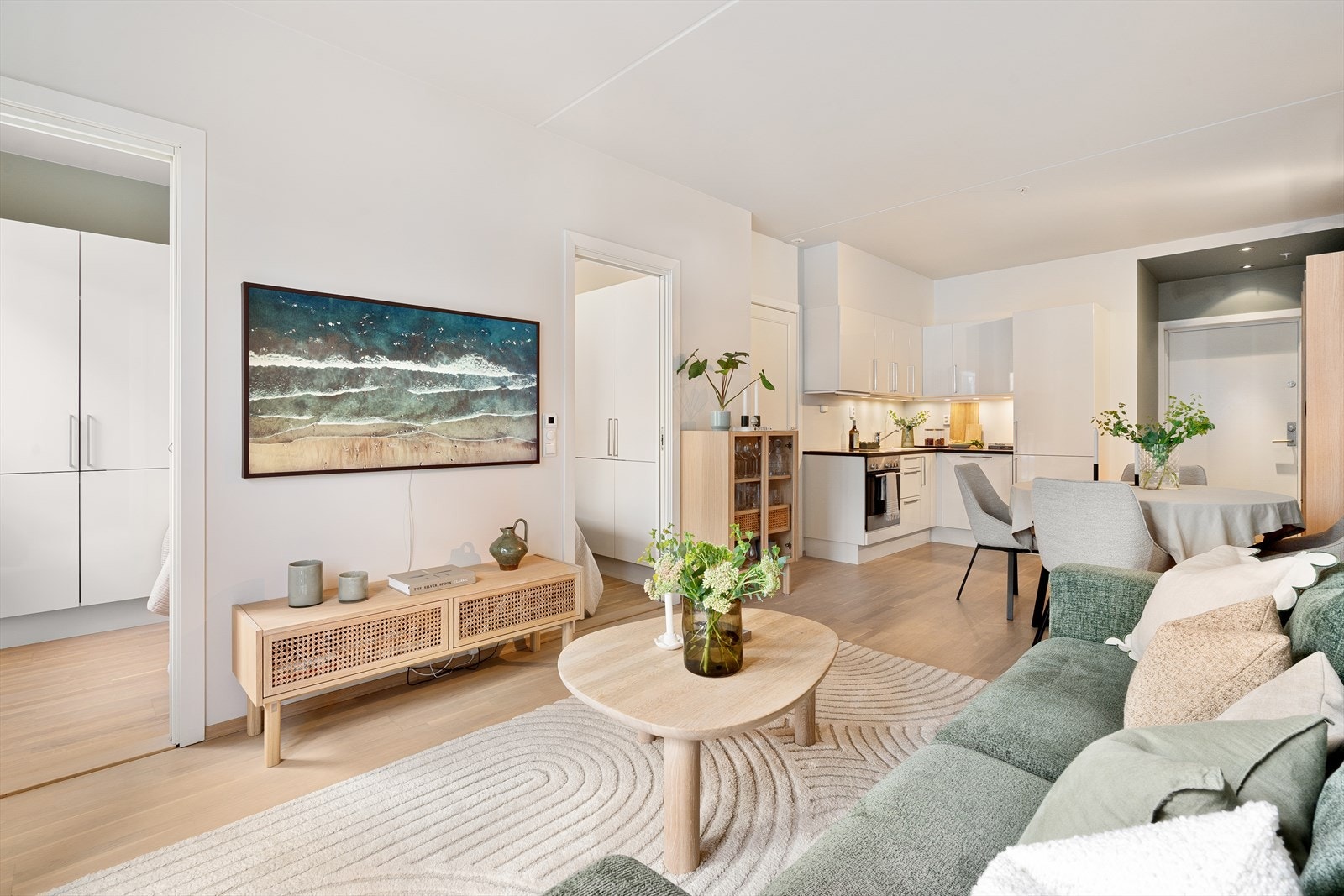 Leiligheten har en optimal planløsning med praktiske og gode møbleringsmuligheter. Galleribilde