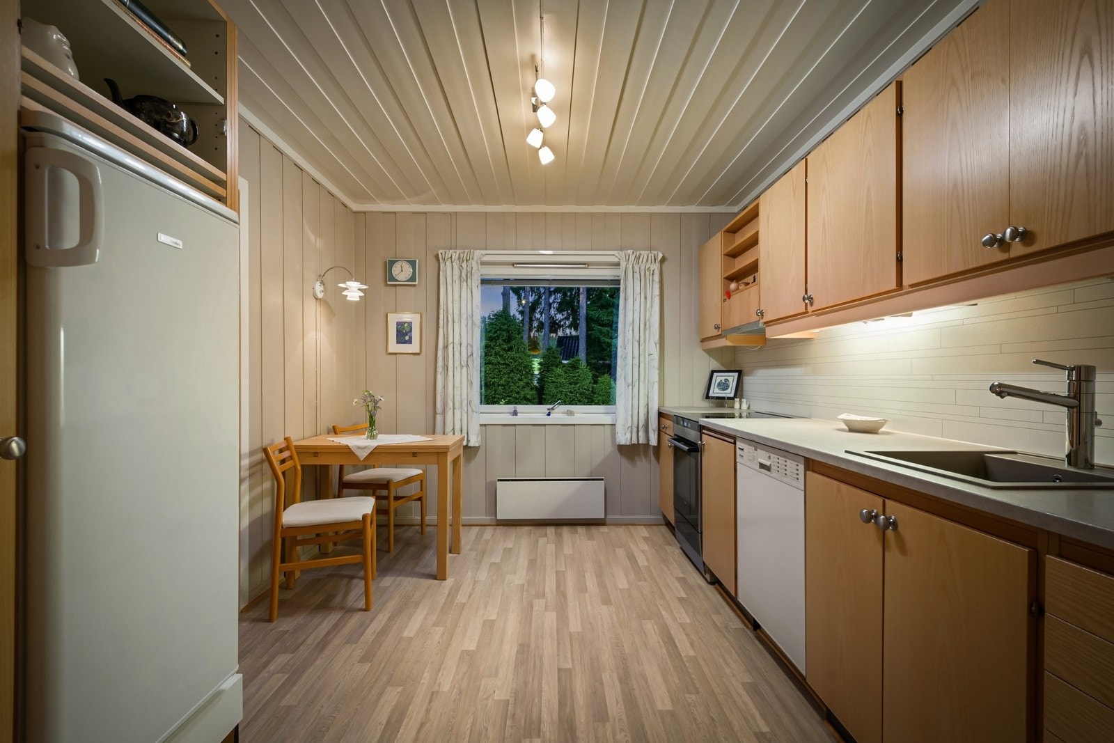 Kveldsstemning kjøkken Galleribilde