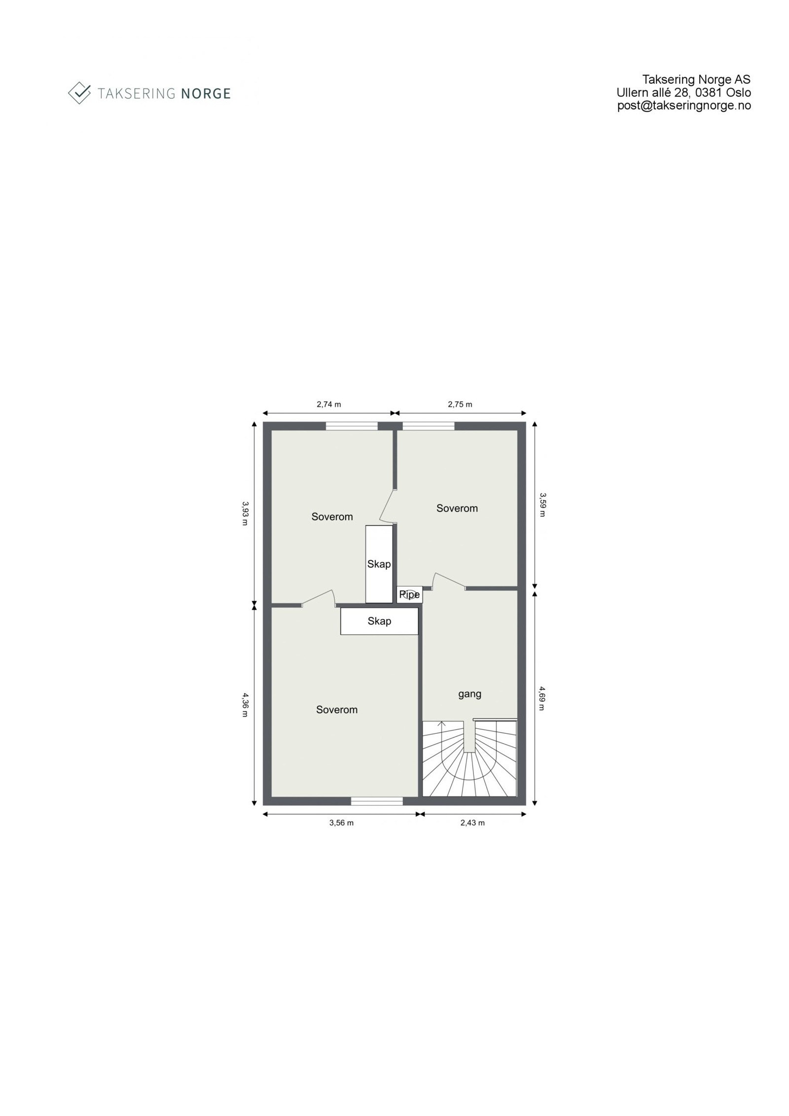 Plantegning - 2. etasje Galleribilde