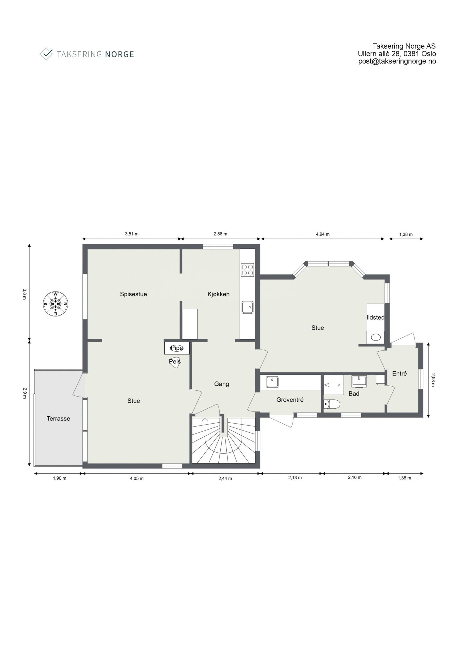 Plantegning - 1. etasje Galleribilde