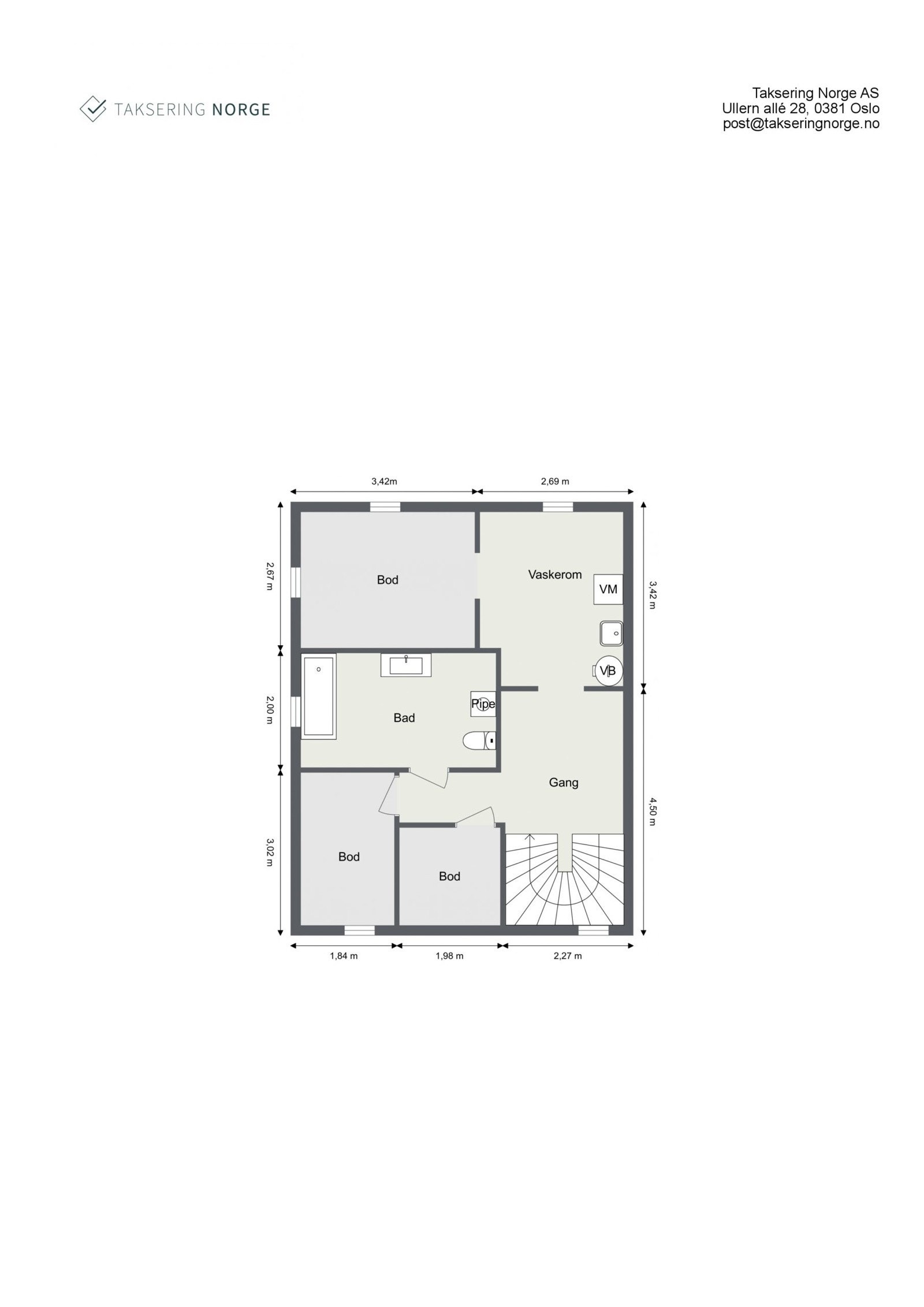 Plantegning - kjeller etasje Galleribilde