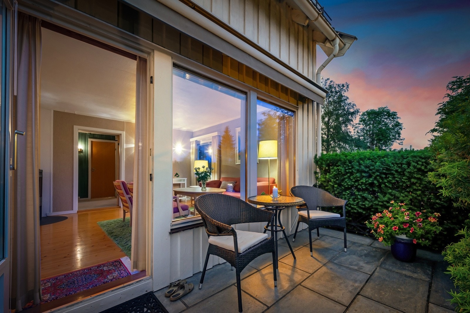 Kveldsstemning utendørs Galleribilde