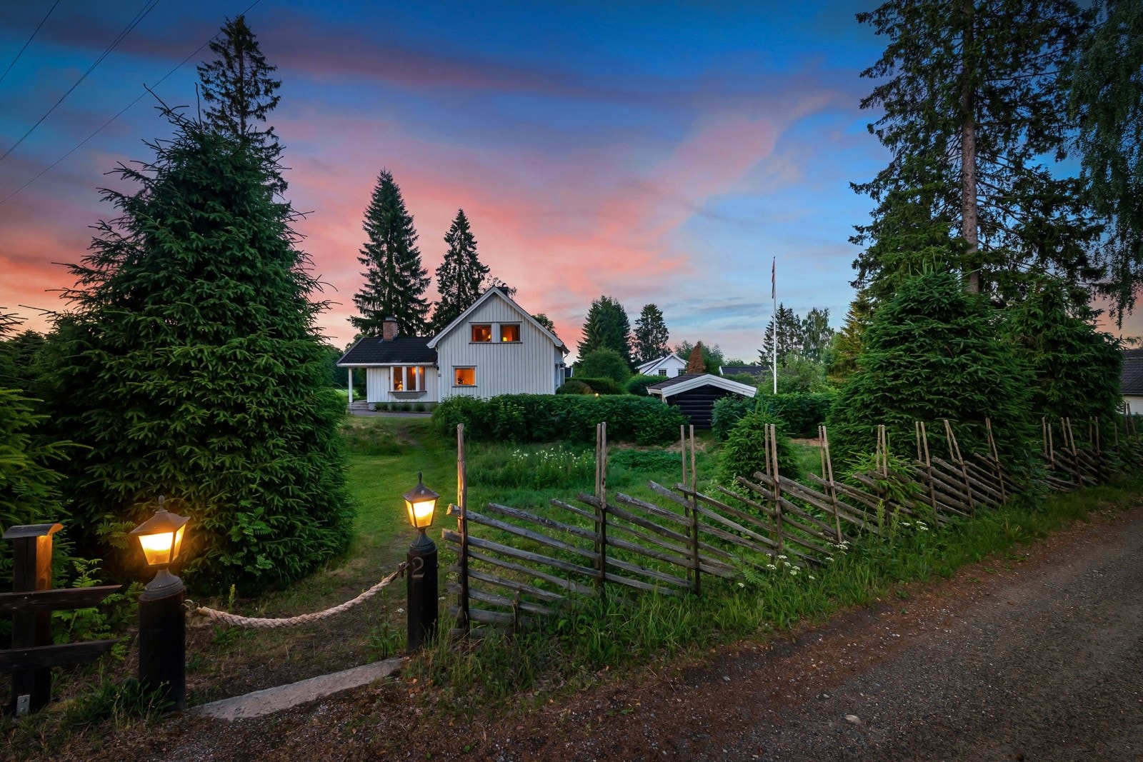 Kveldsstemning utendørs Galleribilde