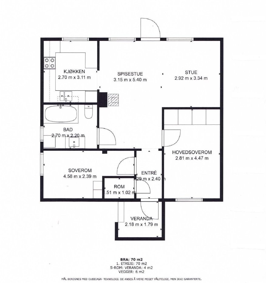 Plantegning. Galleribilde