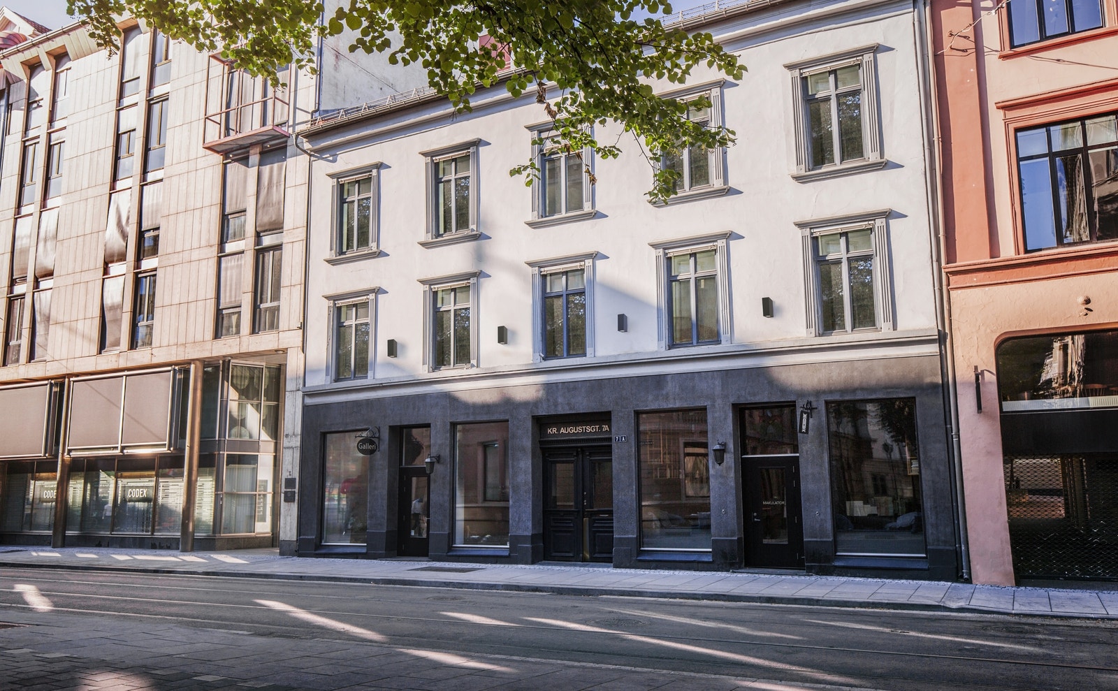 Kristian Augusts gate 7A har en klassisk og vakker fasade. Galleribilde