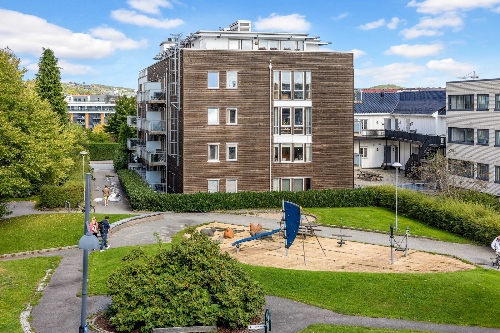 Utsikt fra kjøkkenvinduet. Galleribilde