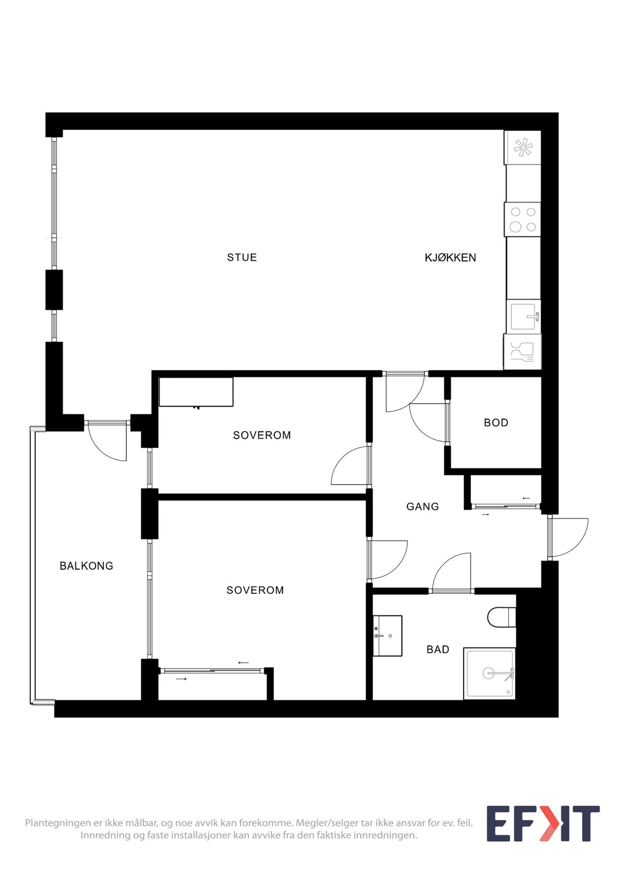 Planskisse Galleribilde