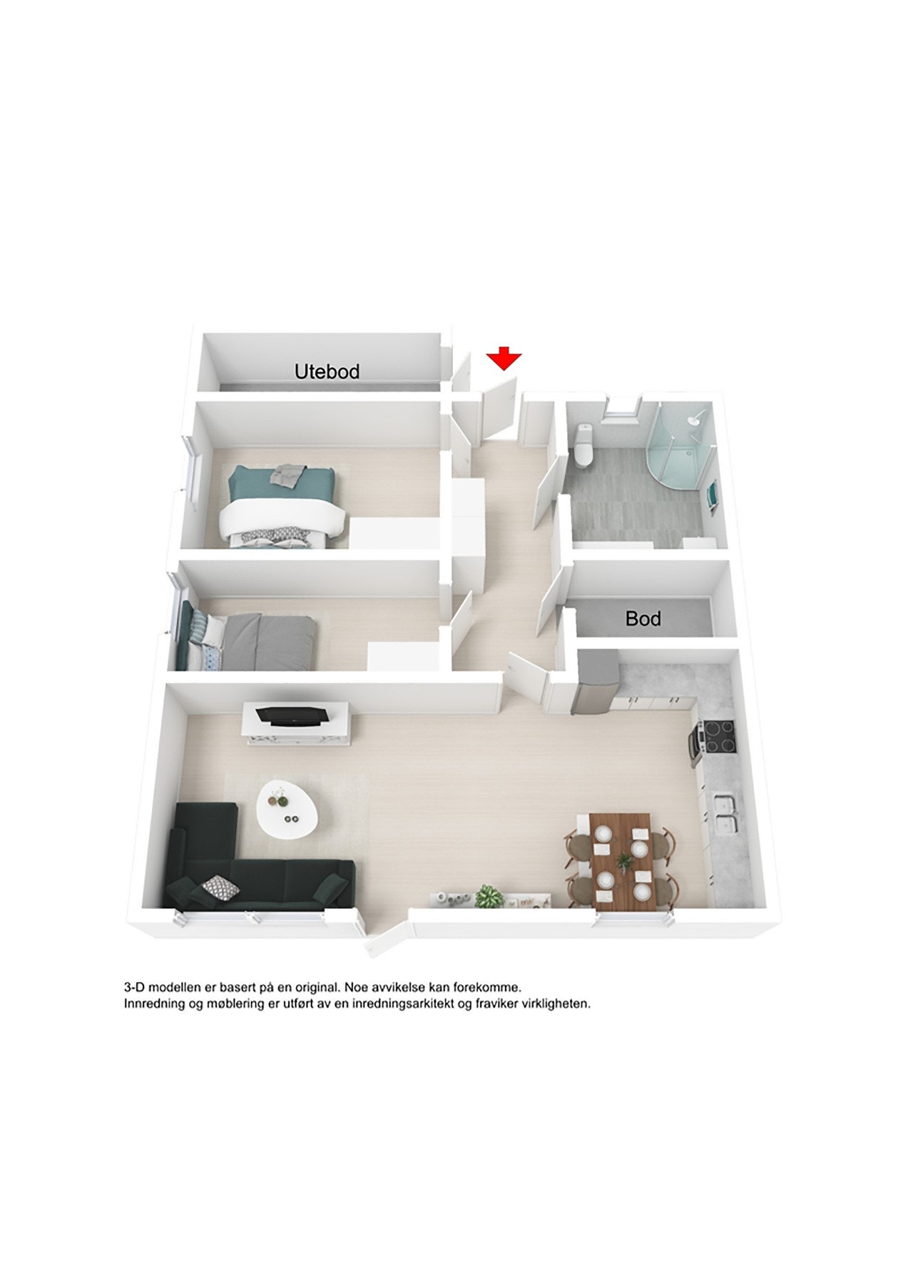 Plantegning Galleribilde