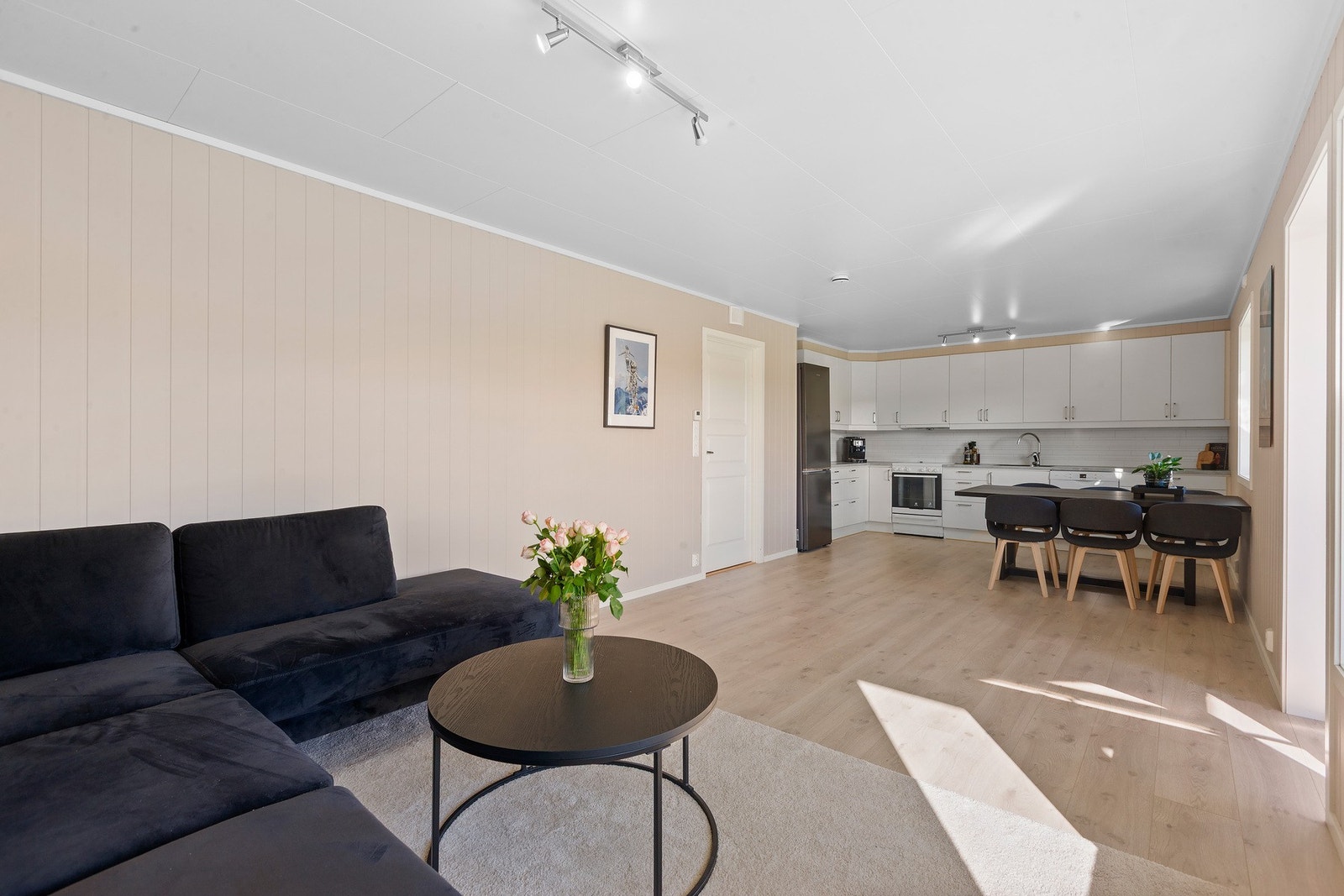 Den åpne løsningen skaper en sosial sone Galleribilde